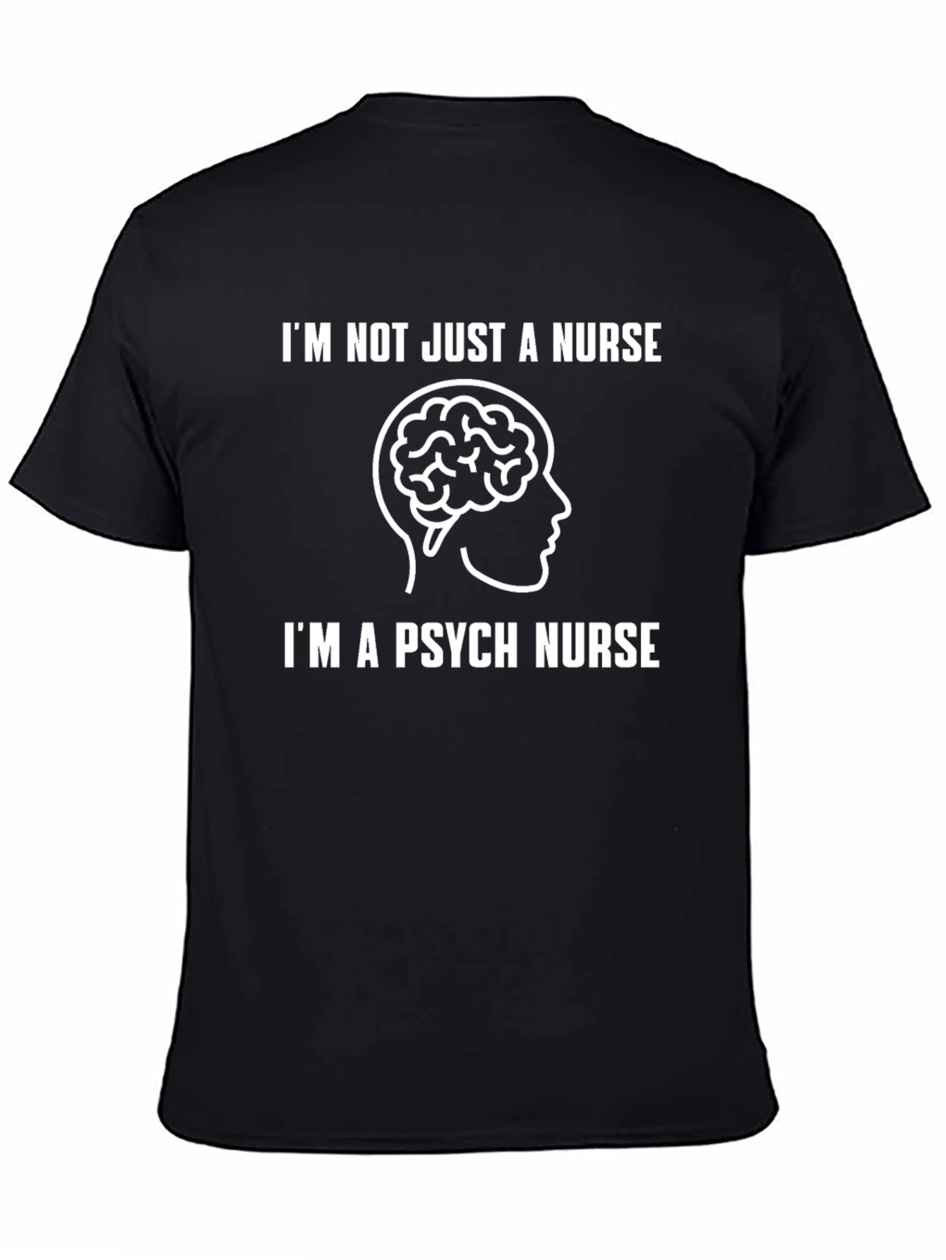 Psych Nurse T-Shirt - Brain Graphic Tee
