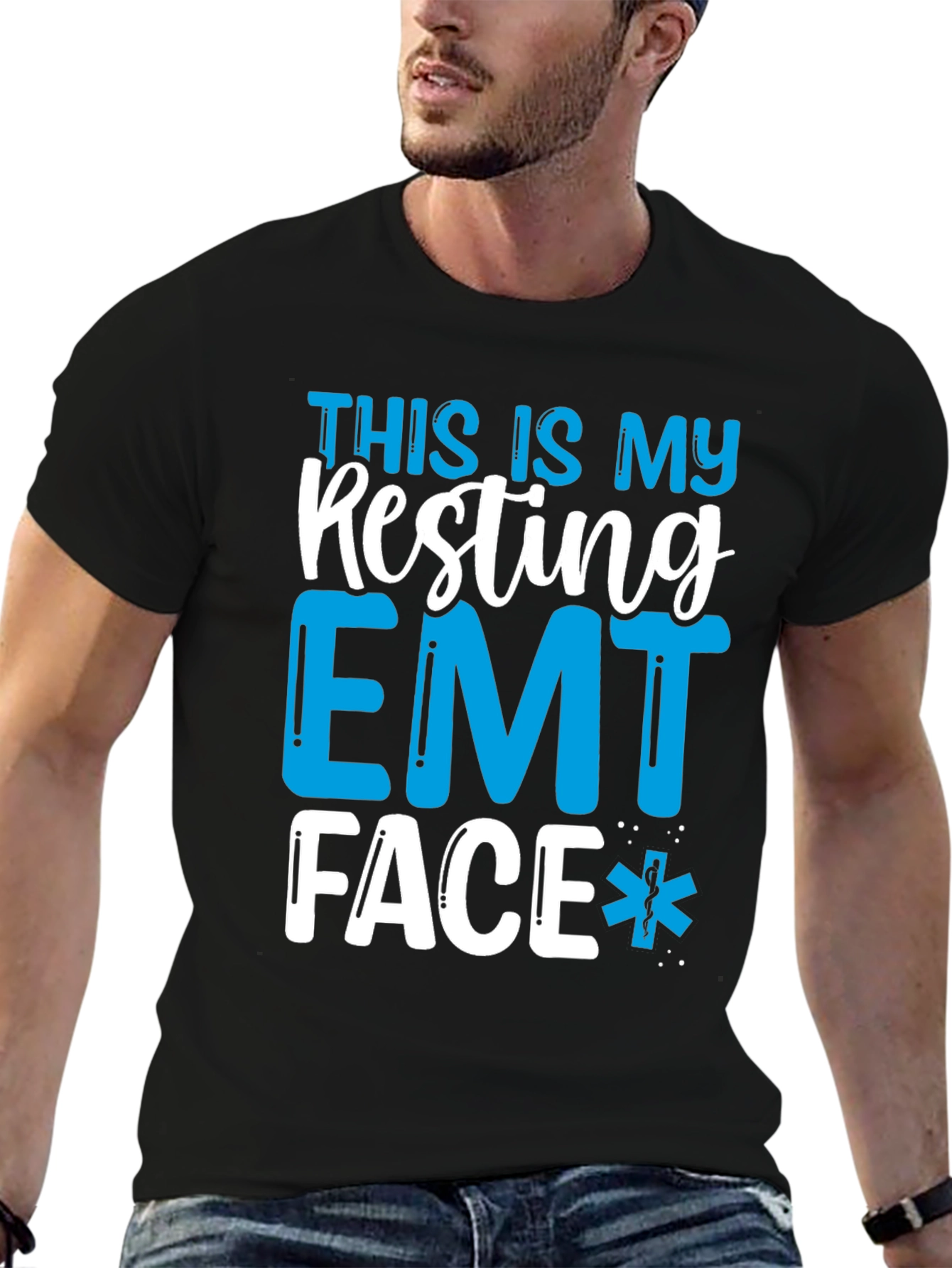 EMT Resting Face Graphic Tee