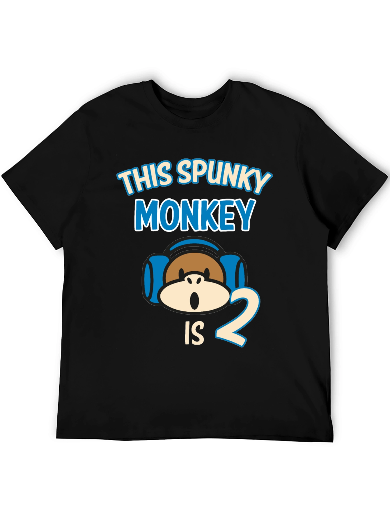 Spunky Monkey 2nd Birthday T-Shirt