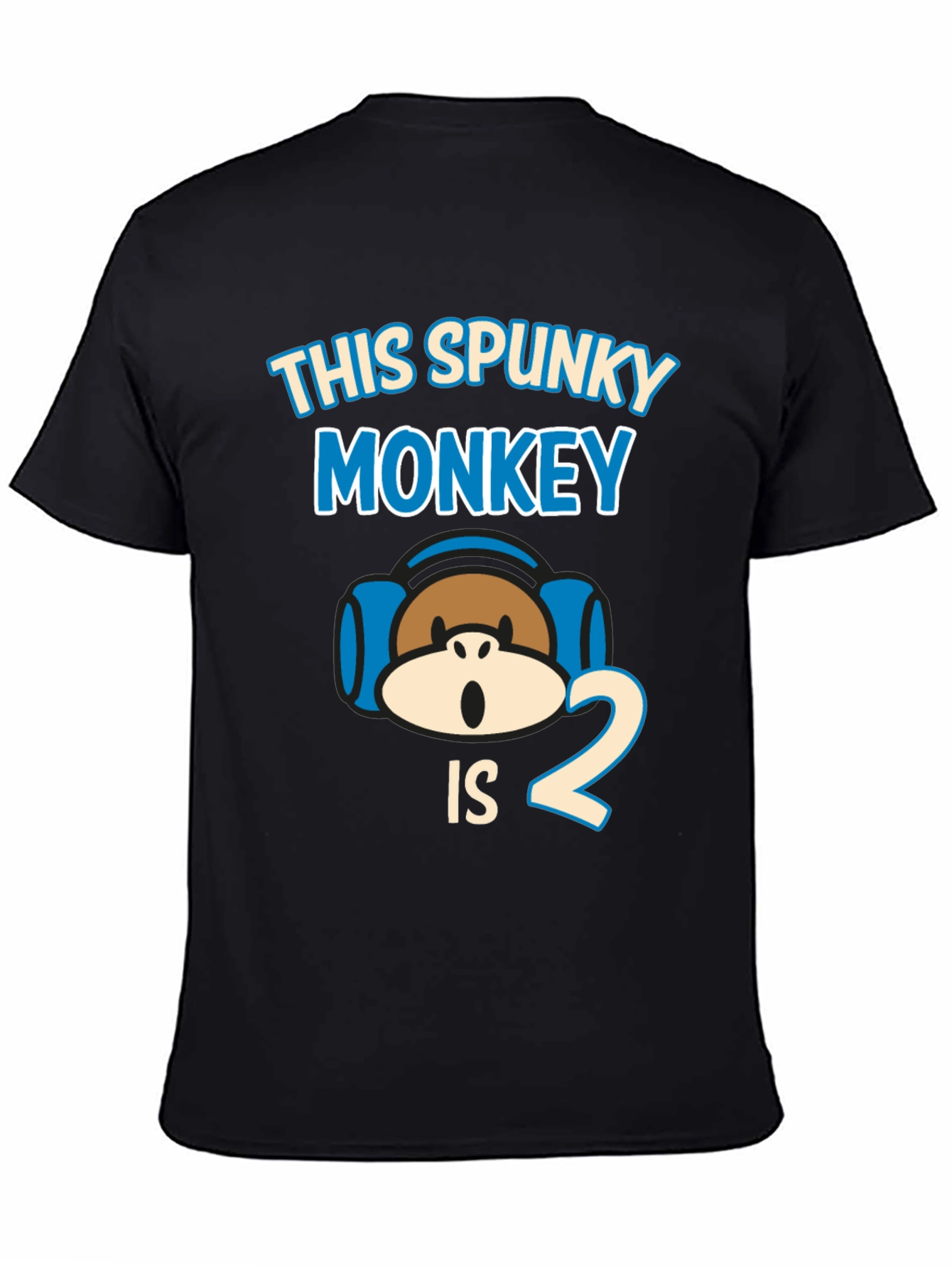 Spunky Monkey 2nd Birthday T-Shirt
