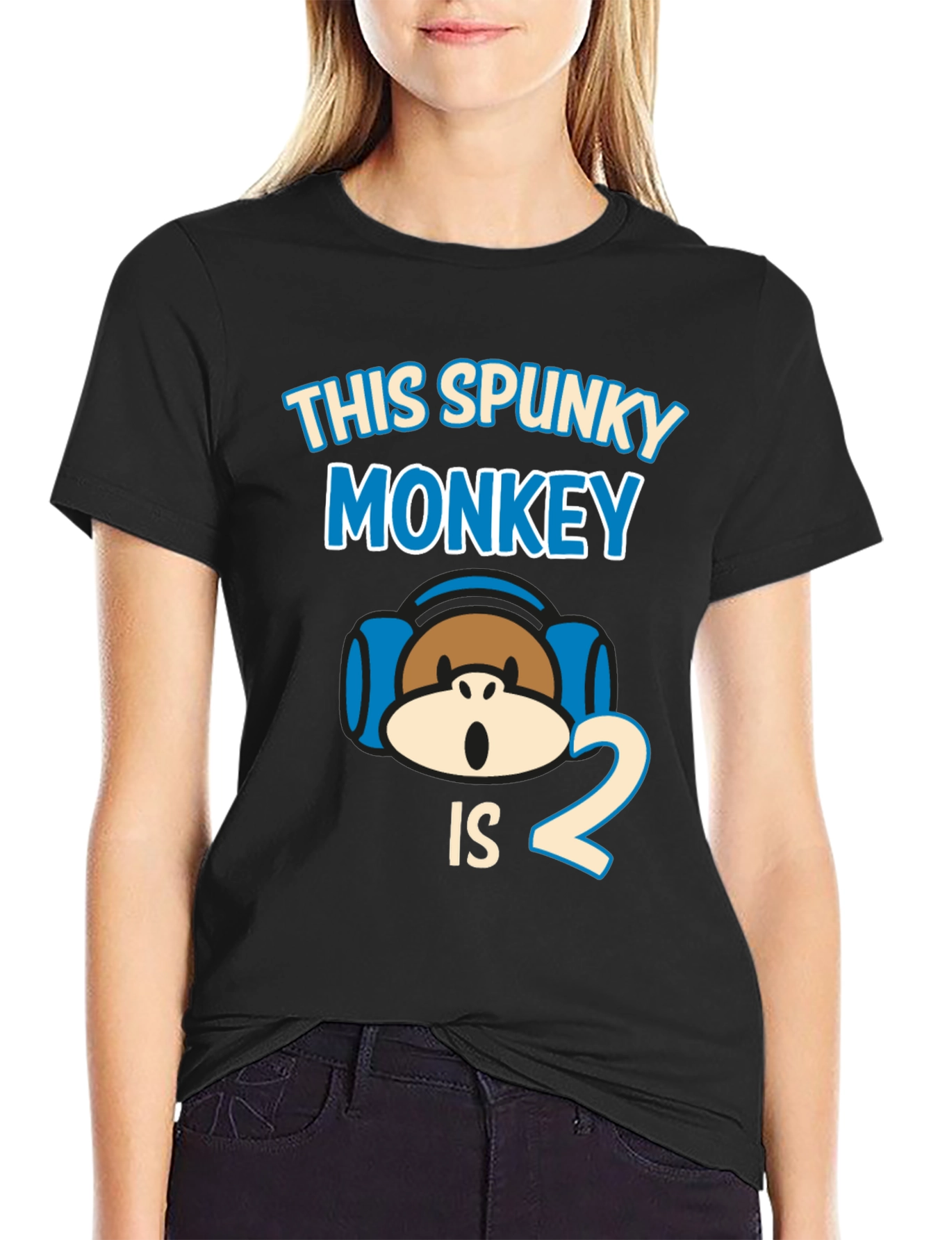 Spunky Monkey 2nd Birthday T-Shirt