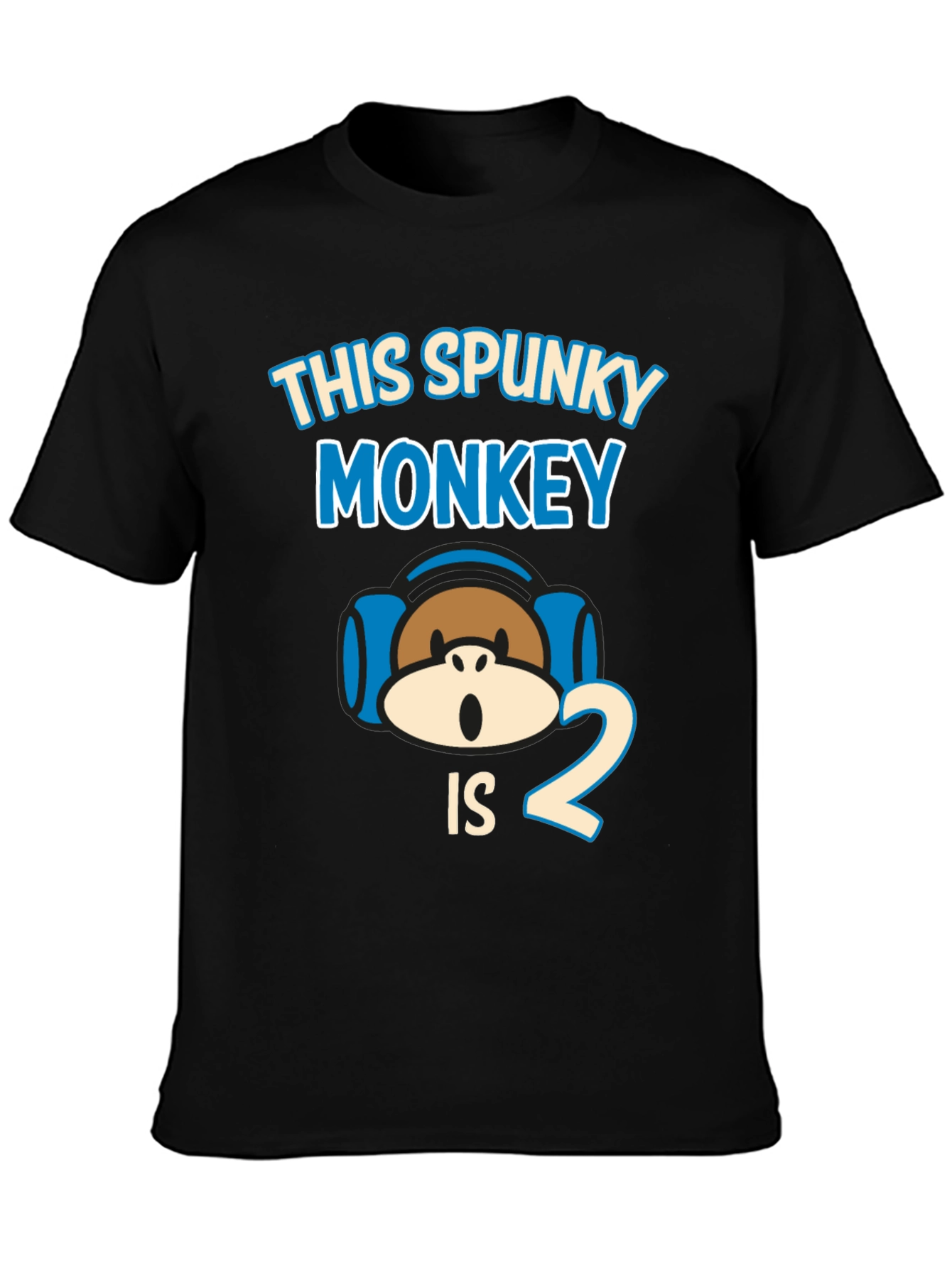 Spunky Monkey 2nd Birthday T-Shirt