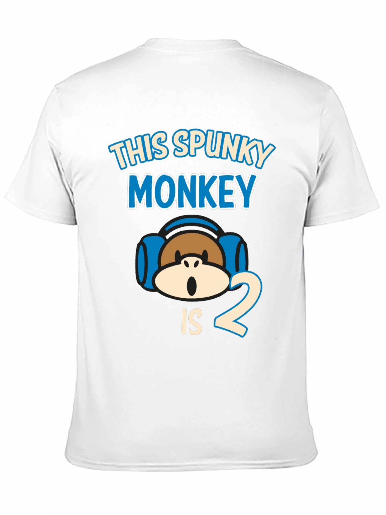 Spunky Monkey 2nd Birthday T-Shirt