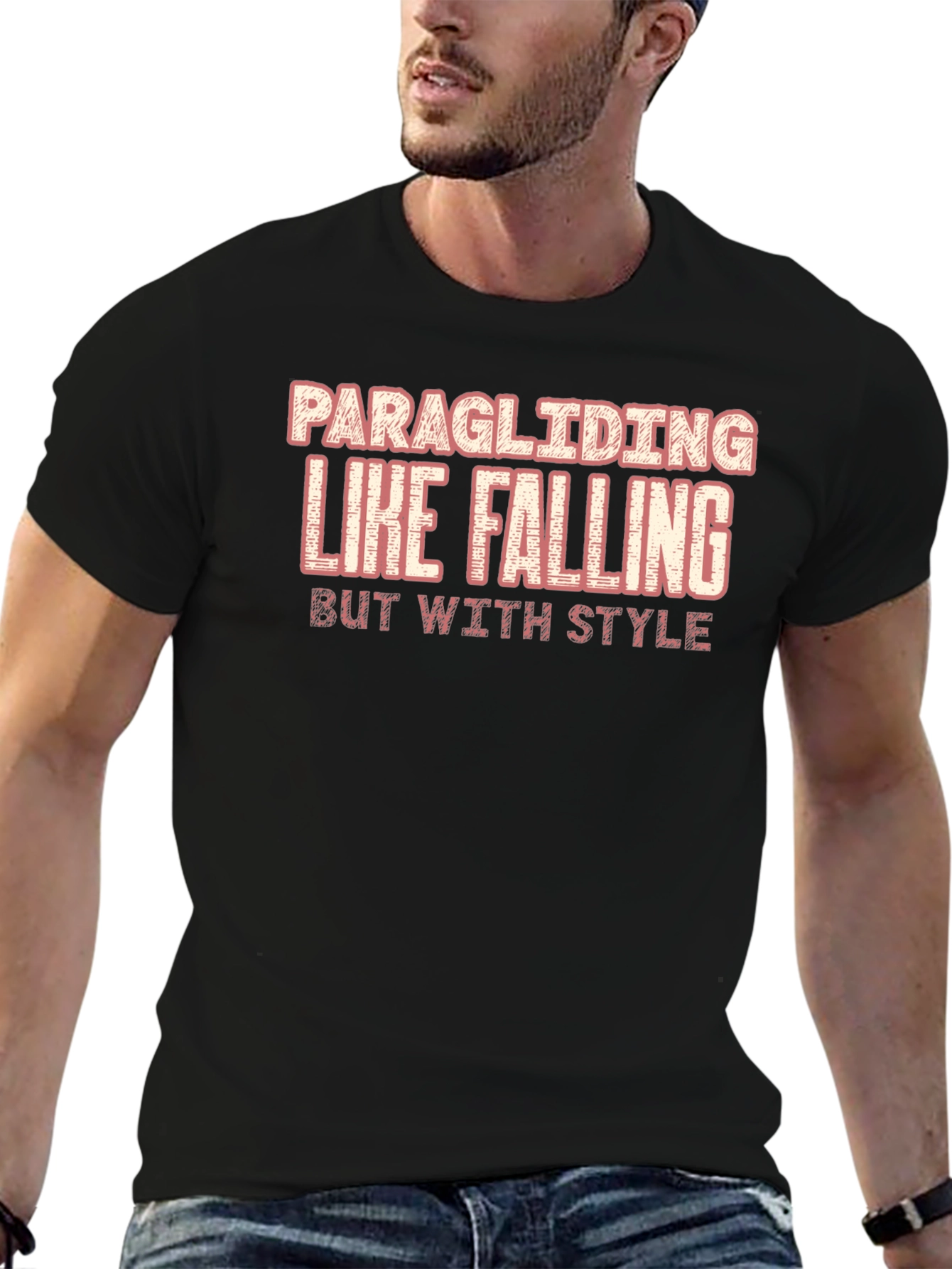 Paragliding Style T-Shirt - Funny Aviation Tee