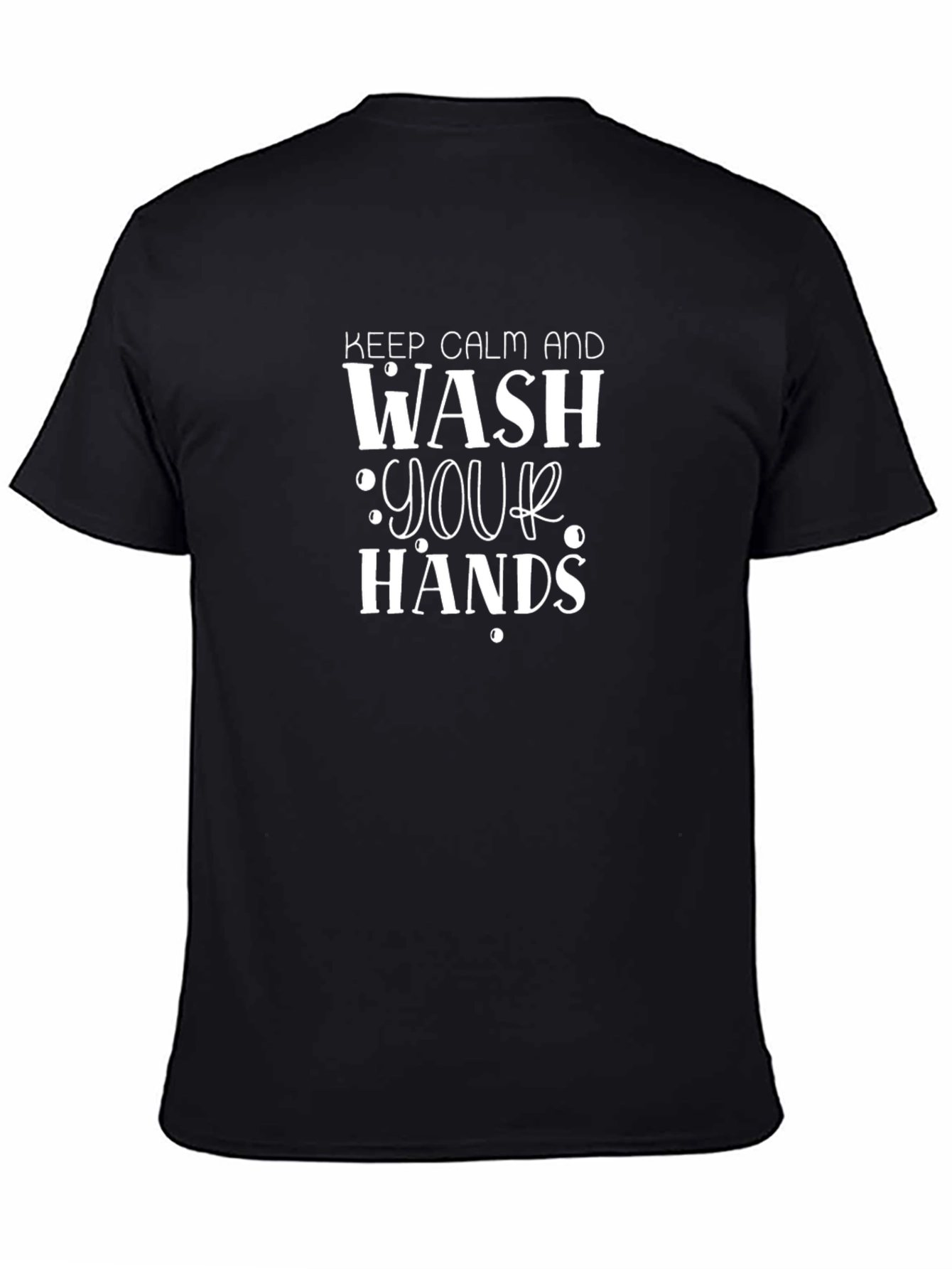 Keep Calm & Wash Your Hands Graphic Tee