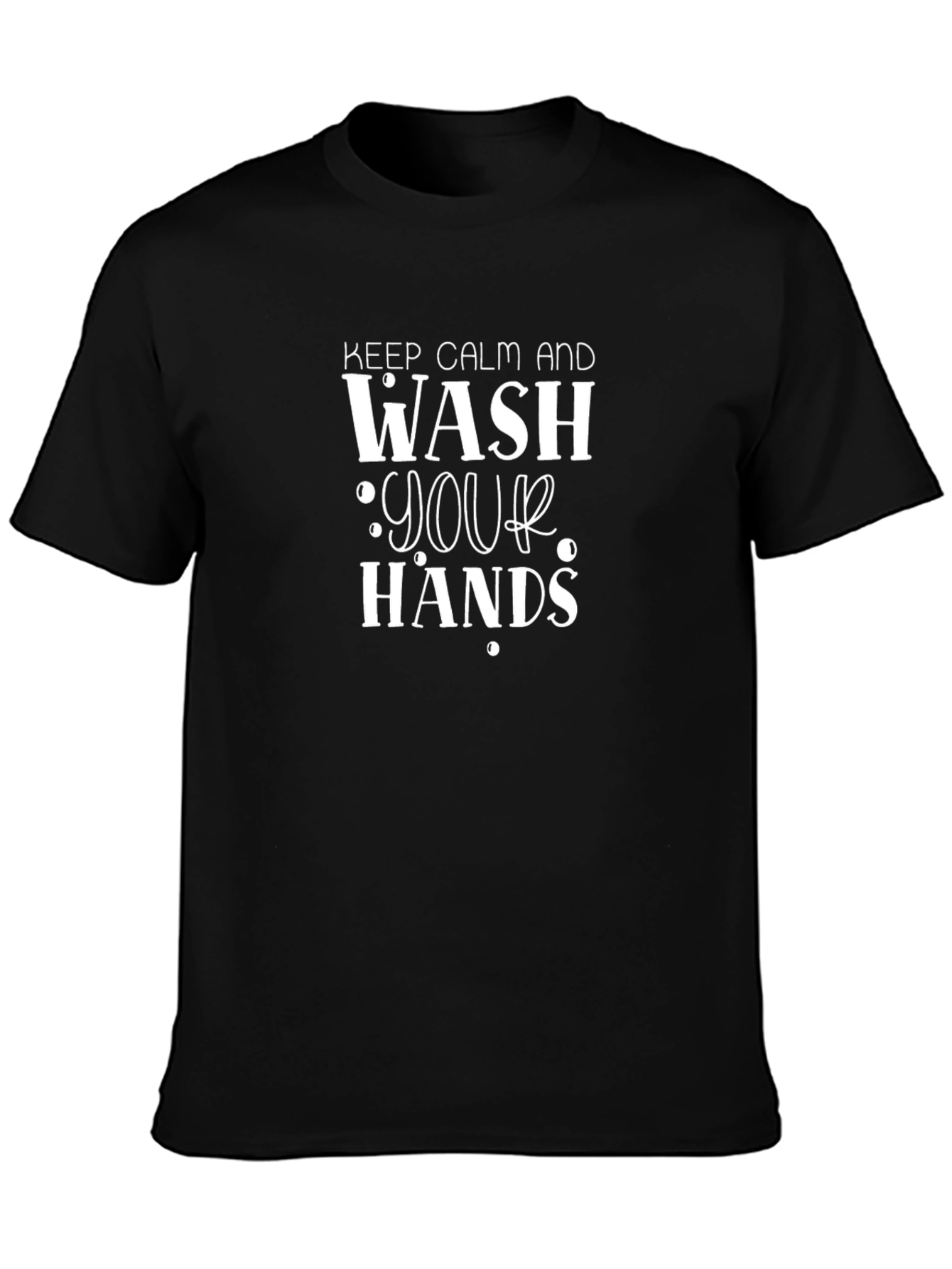 Keep Calm & Wash Your Hands Graphic Tee