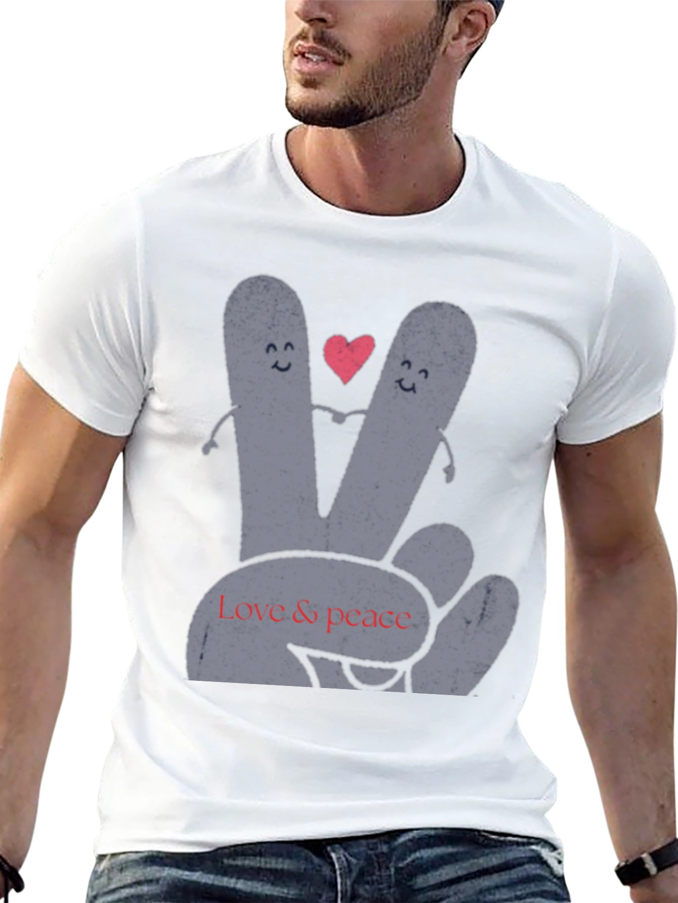 Peace and Love Graphic Tee