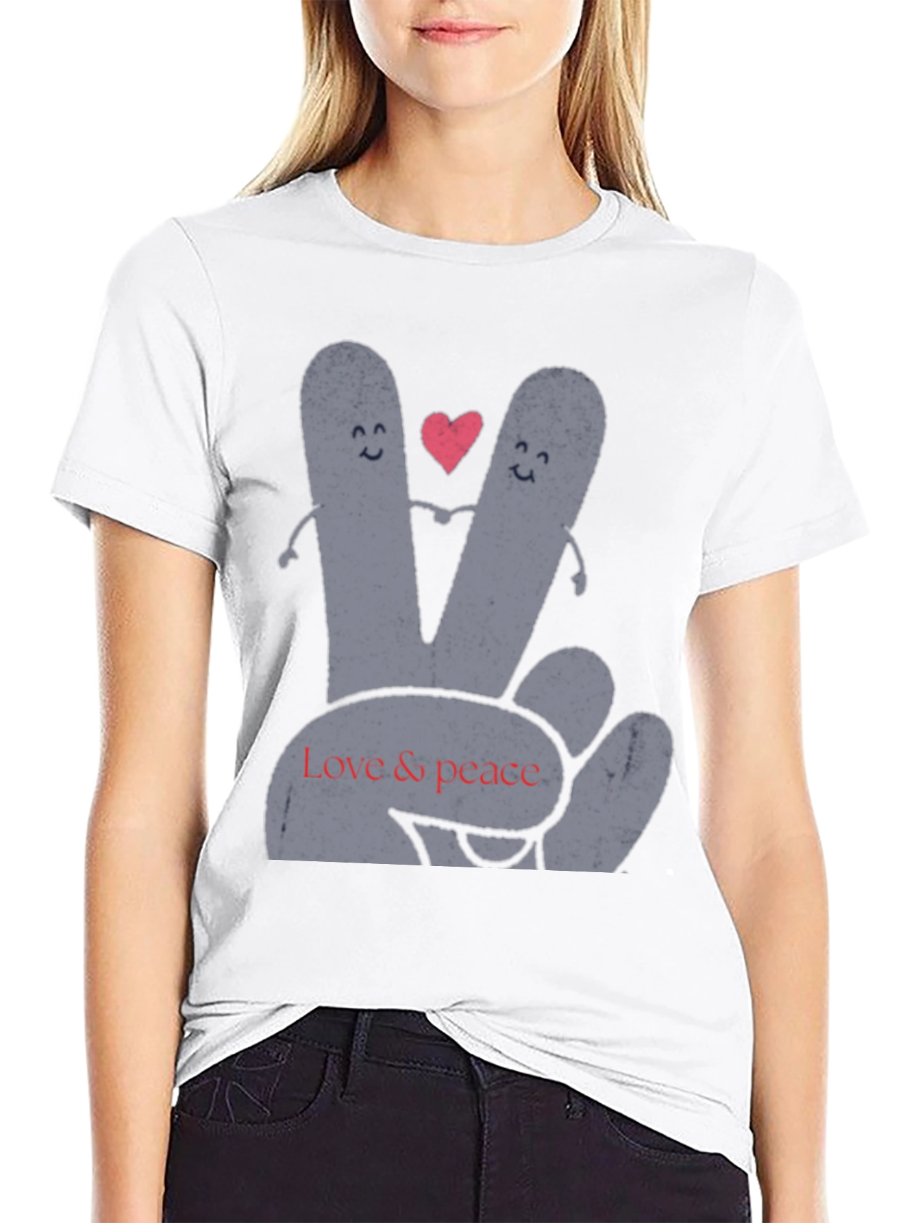 Peace and Love Graphic Tee