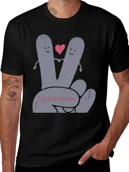 Peace and Love Graphic Tee