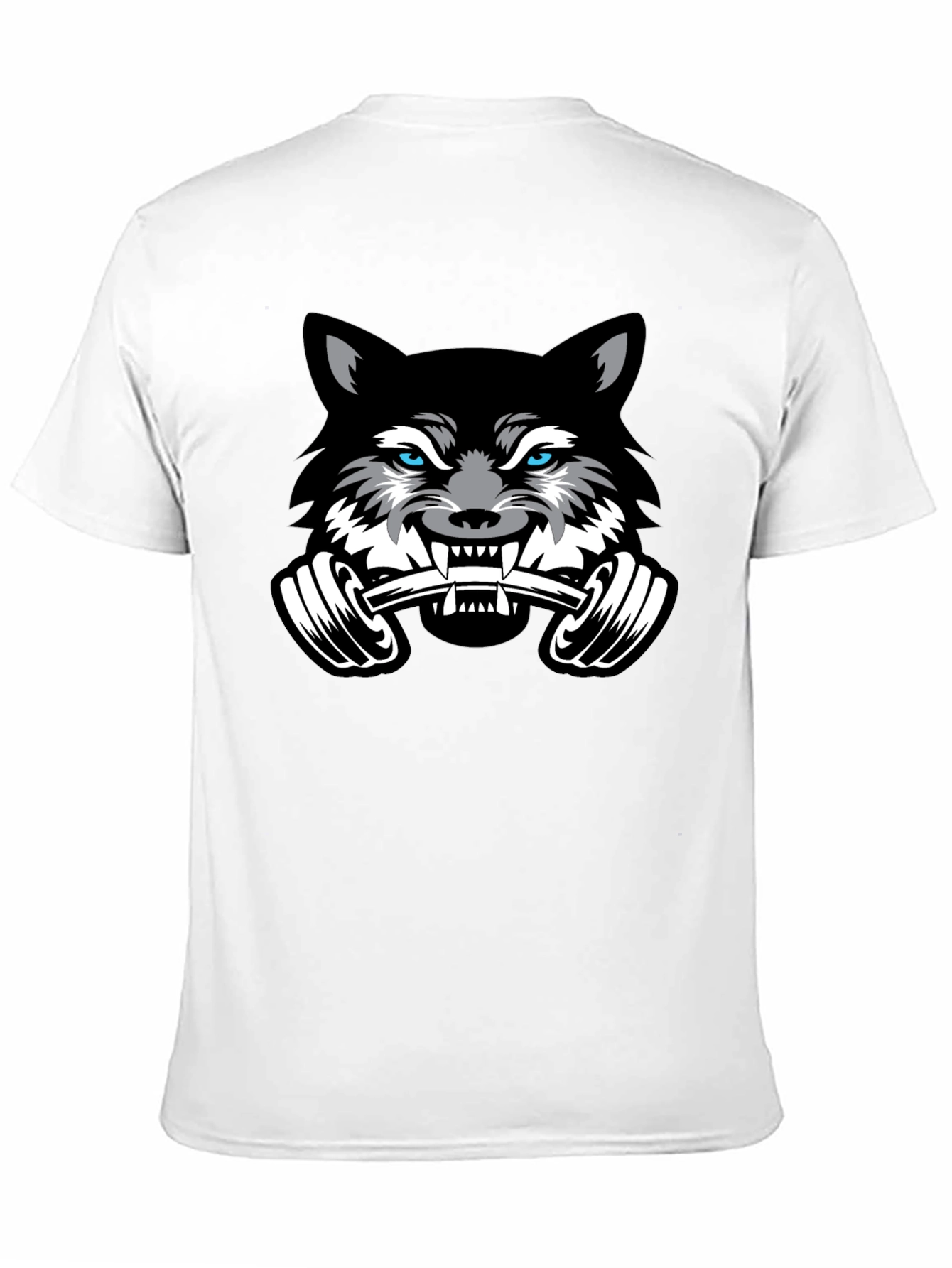 Wolf Gym T-Shirt - Black - Weightlifting Beast
