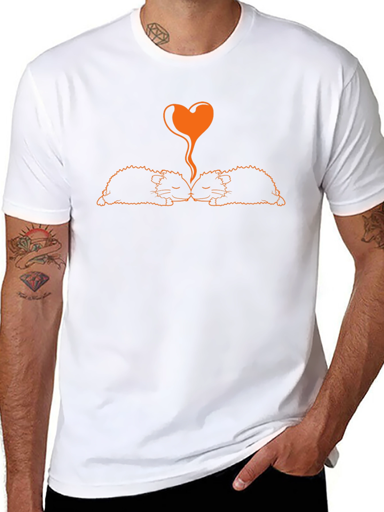 Hedgehog Love T-Shirt - Cute Animal Graphic Tee
