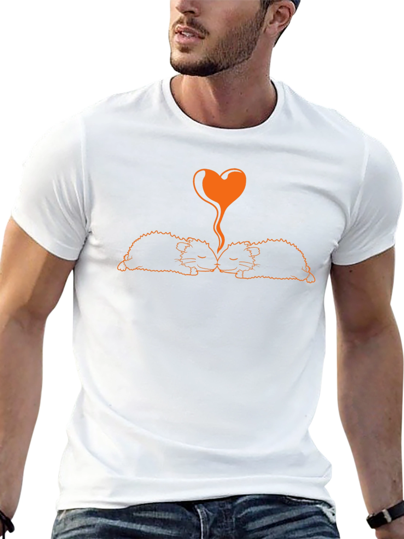 Hedgehog Love T-Shirt - Cute Animal Graphic Tee
