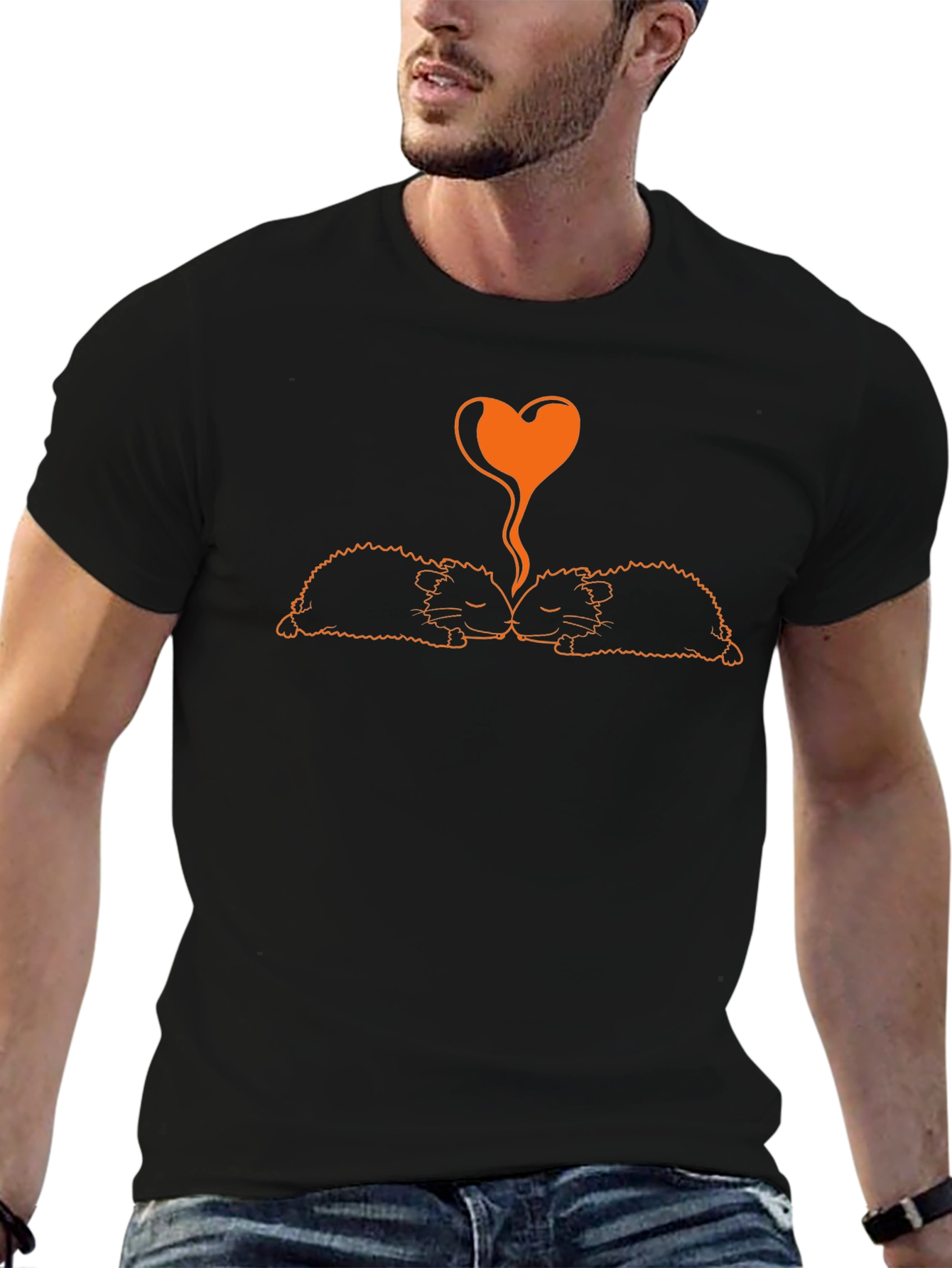 Hedgehog Love T-Shirt - Cute Animal Graphic Tee