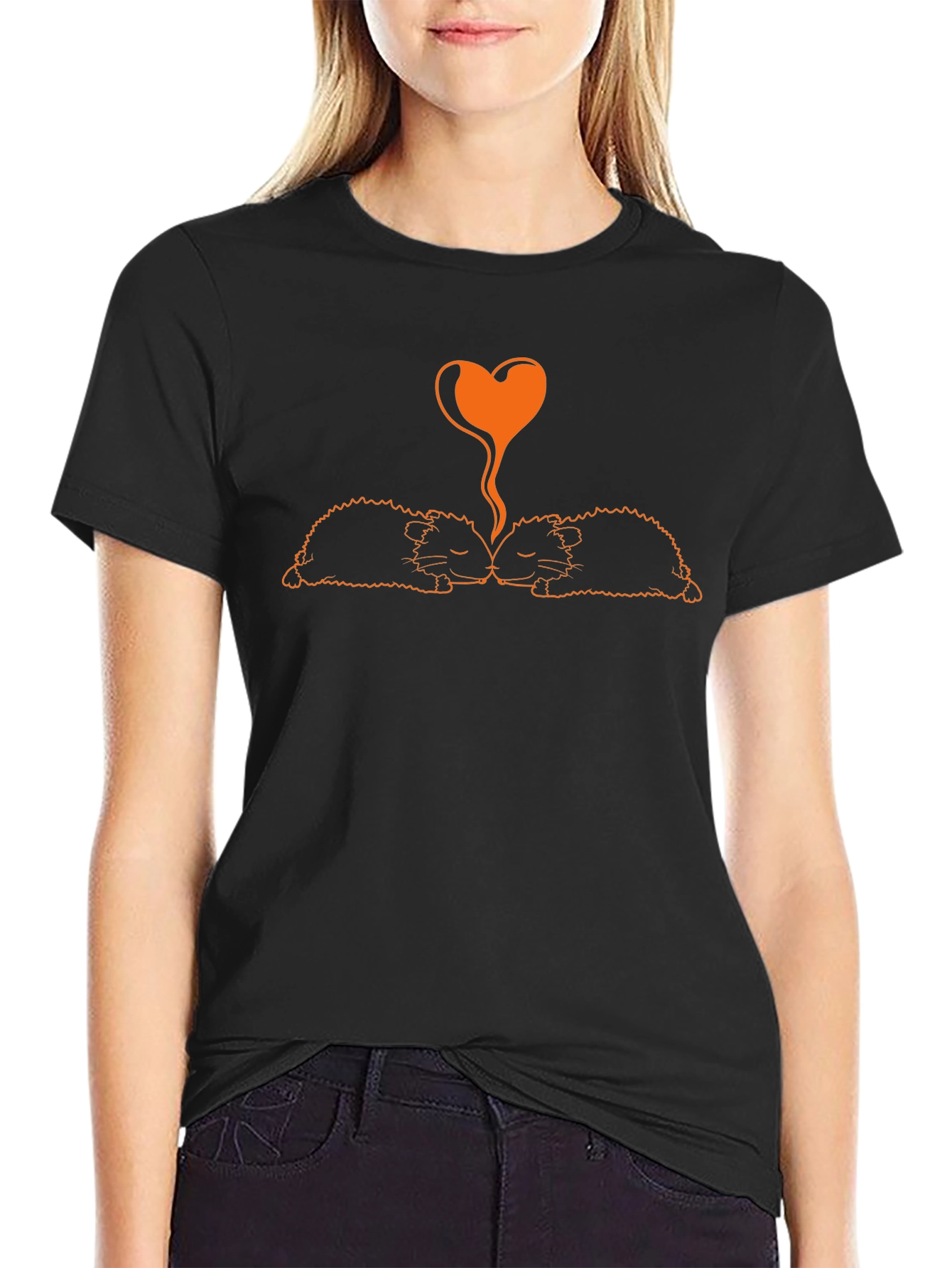 Hedgehog Love T-Shirt - Cute Animal Graphic Tee
