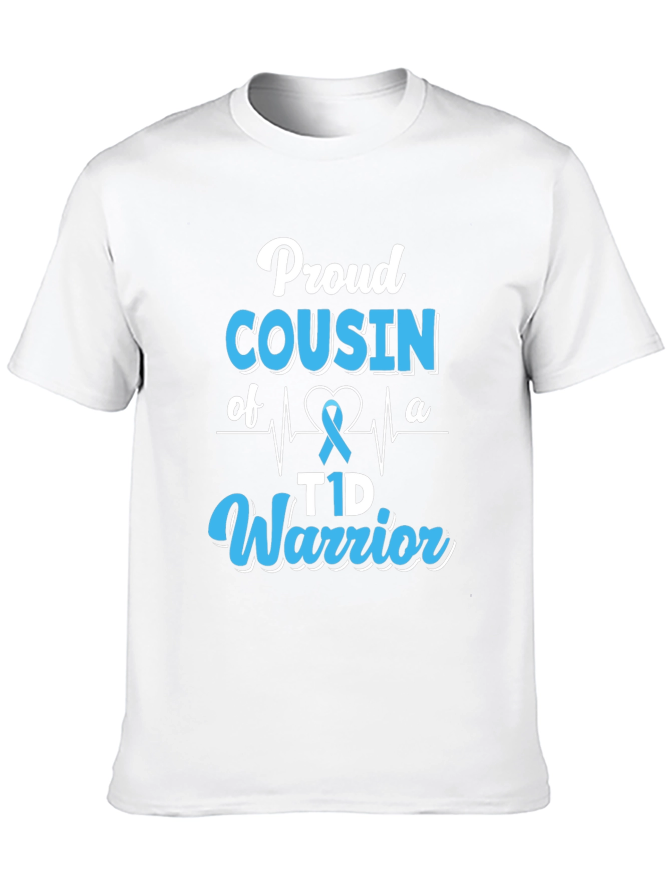 Proud Cousin of a T1D Warrior Graphic T-Shirt