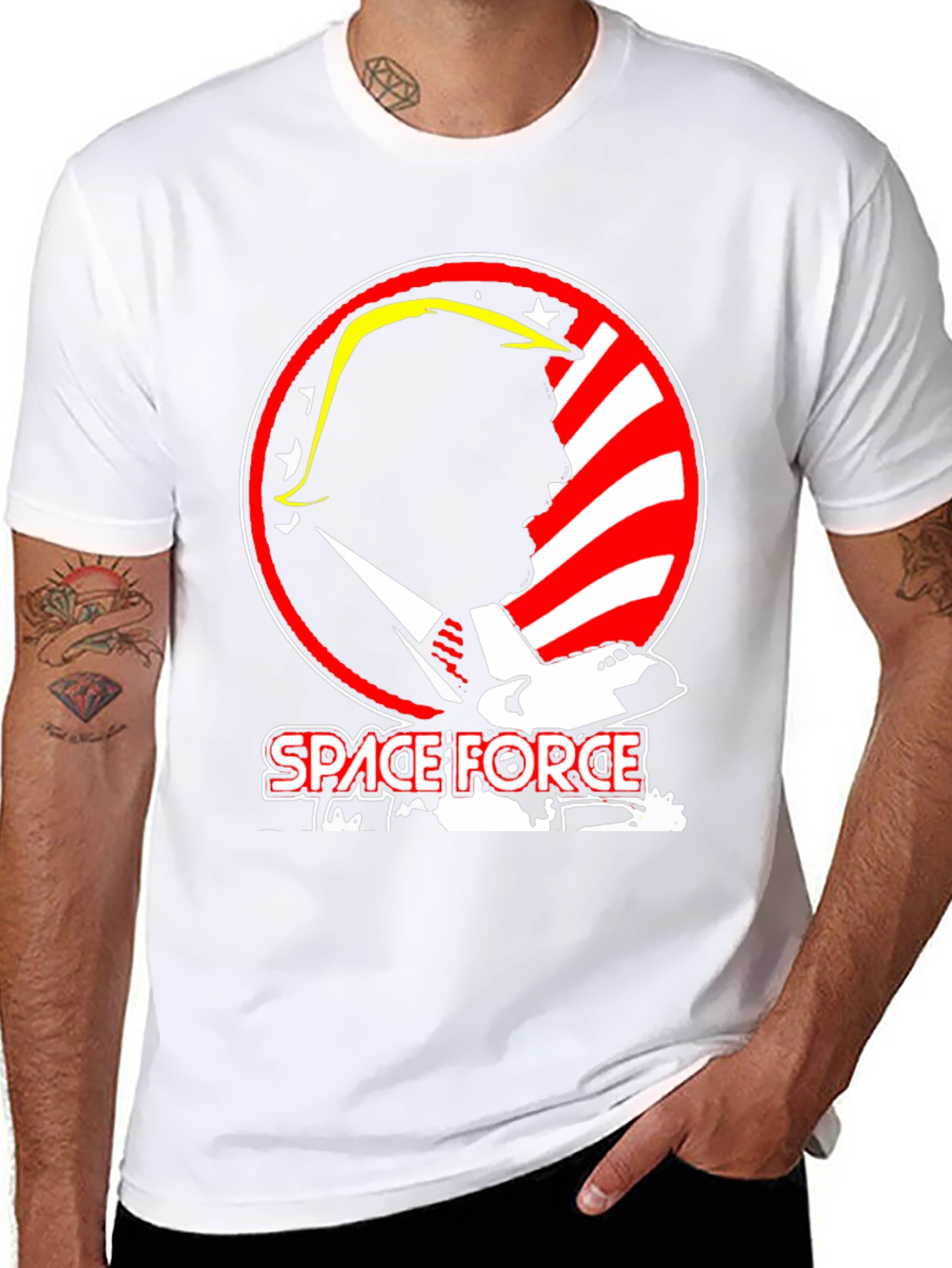 Trump Space Force Graphic T-Shirt