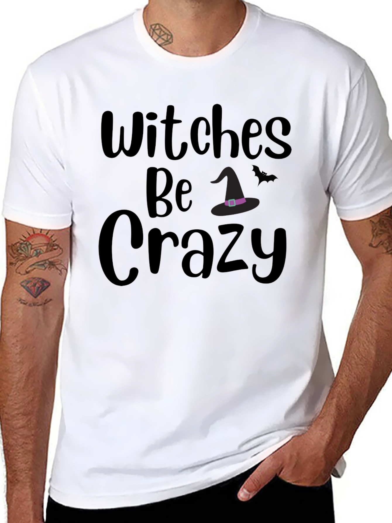 Witches Be Crazy Halloween Graphic Tee