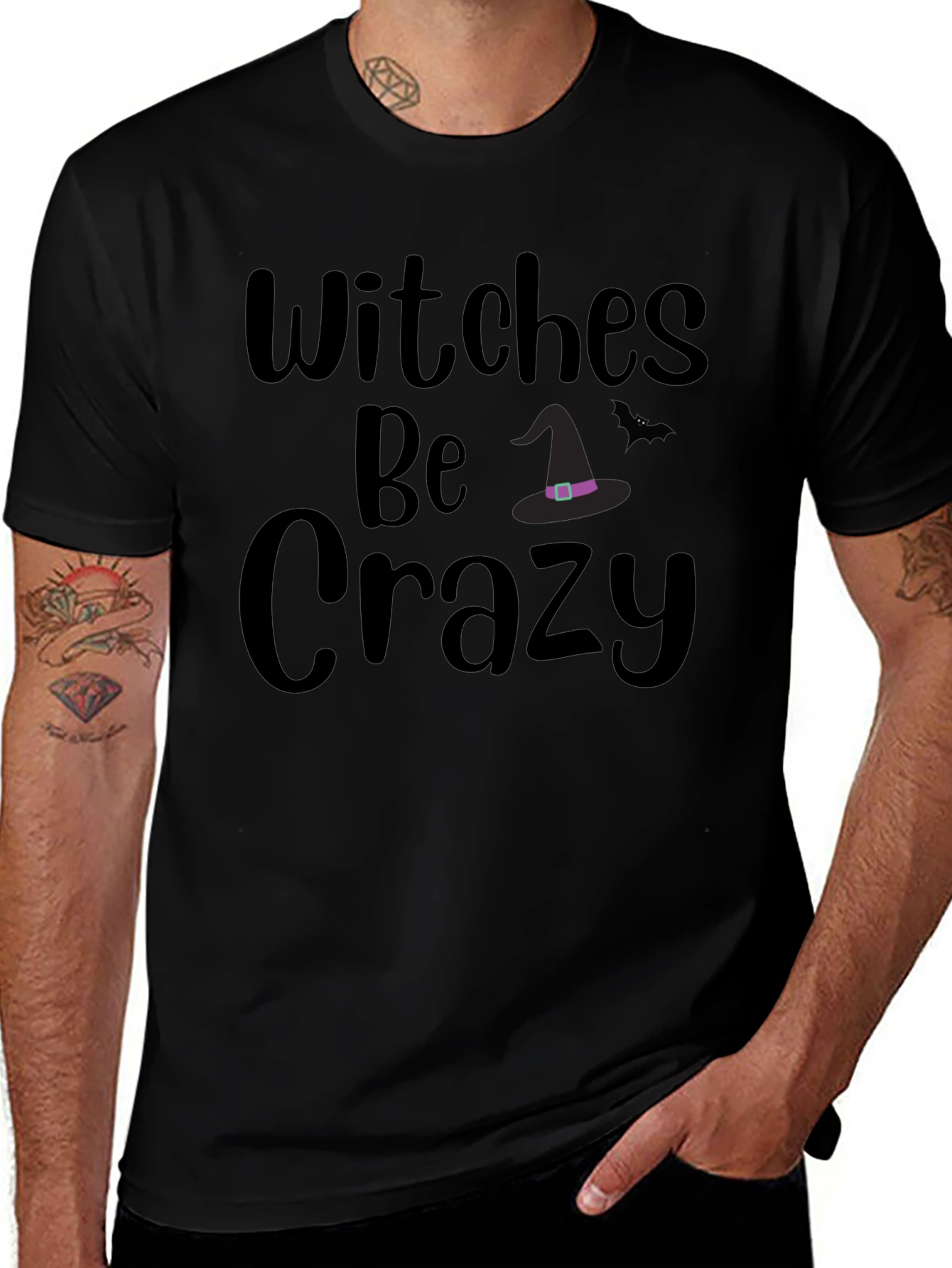 Witches Be Crazy Halloween Graphic Tee