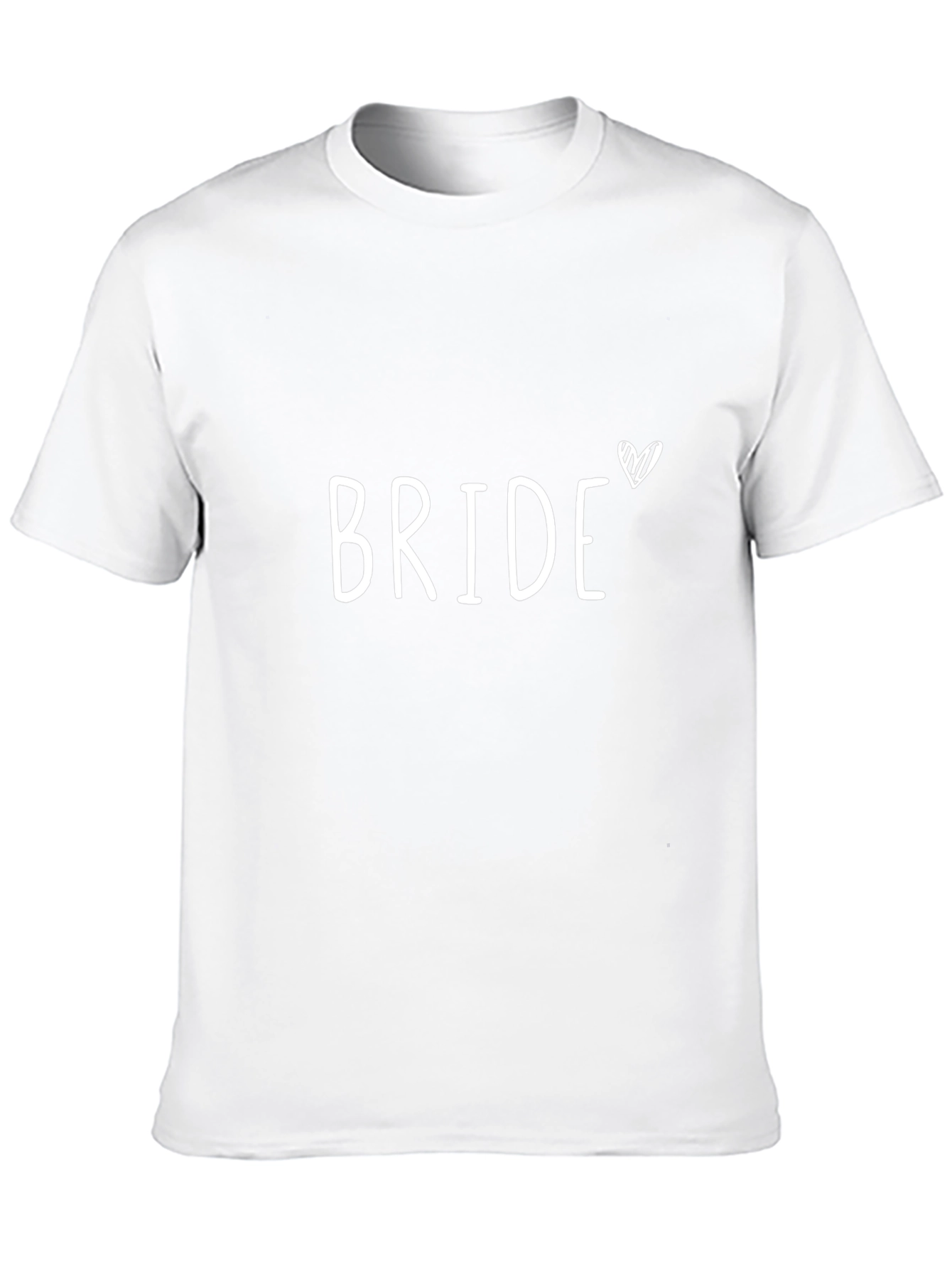 Bride T-Shirt with Heart