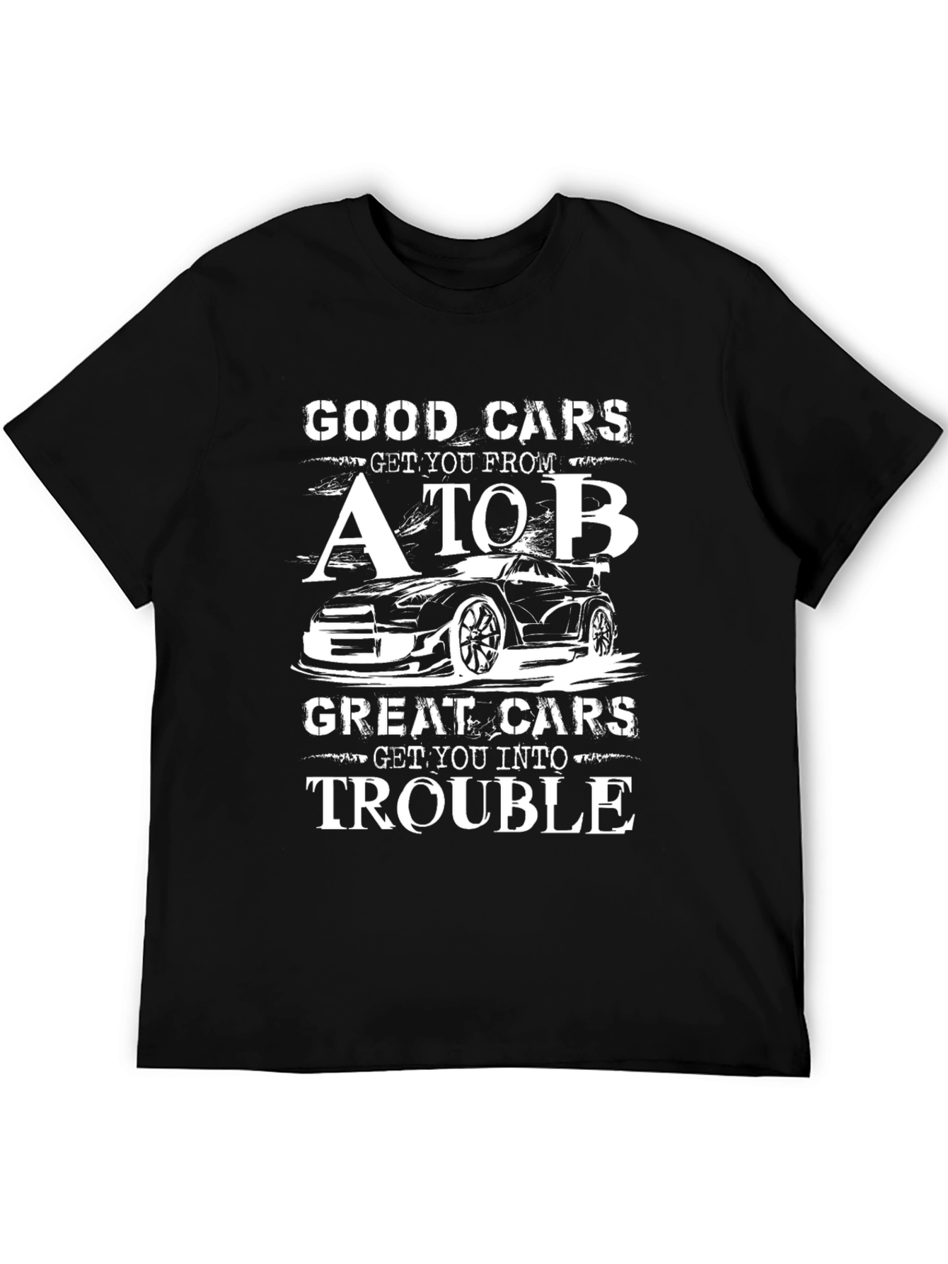 Good Cars/Great Cars Graphic Tee - Black
