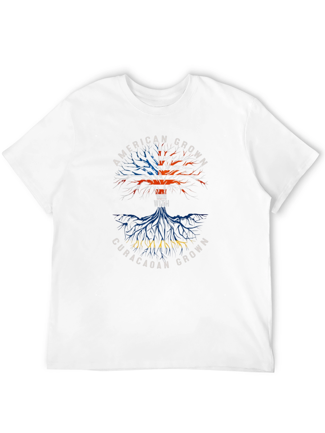 American Grown with Curacao Roots T-Shirt