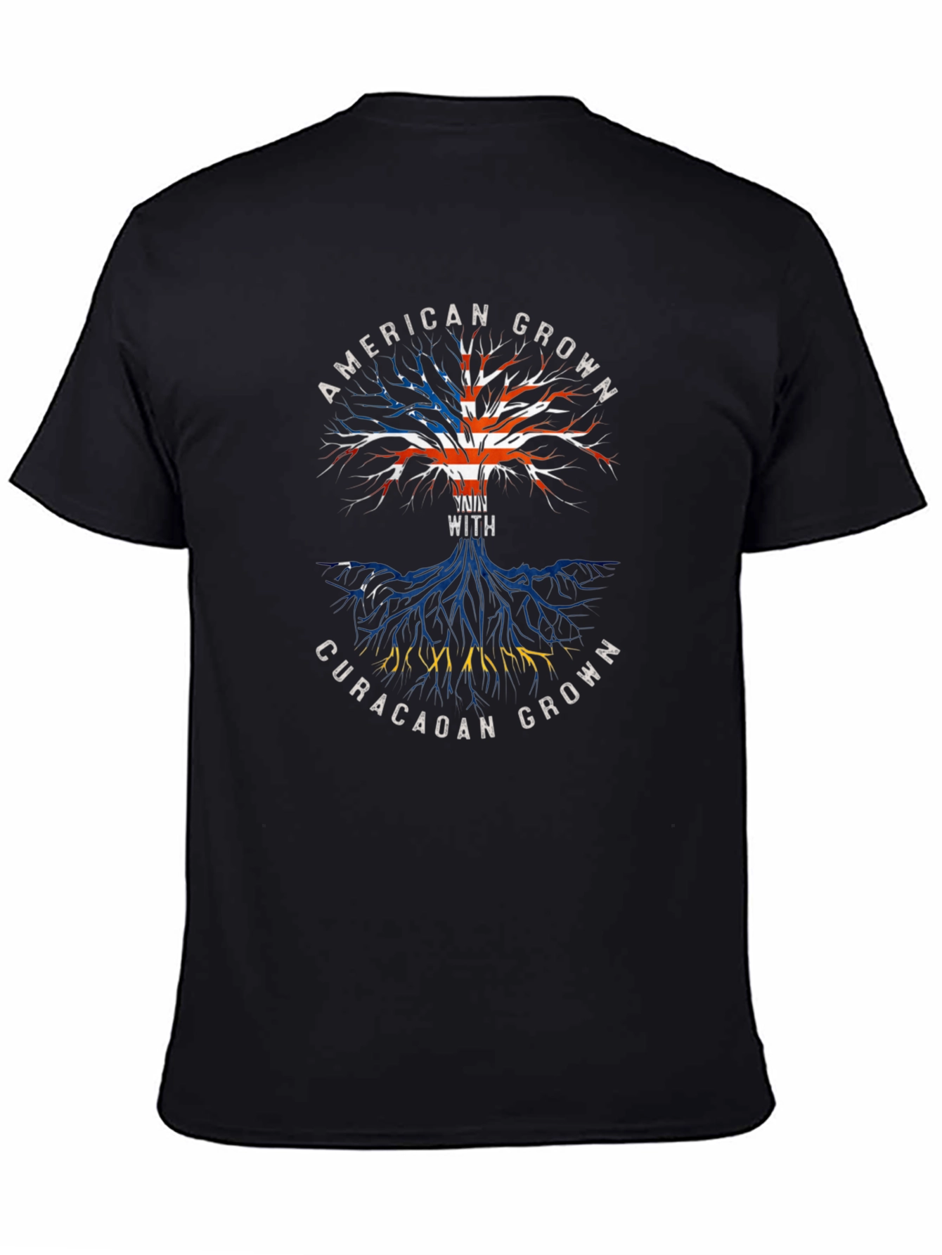 American Grown with Curacao Roots T-Shirt