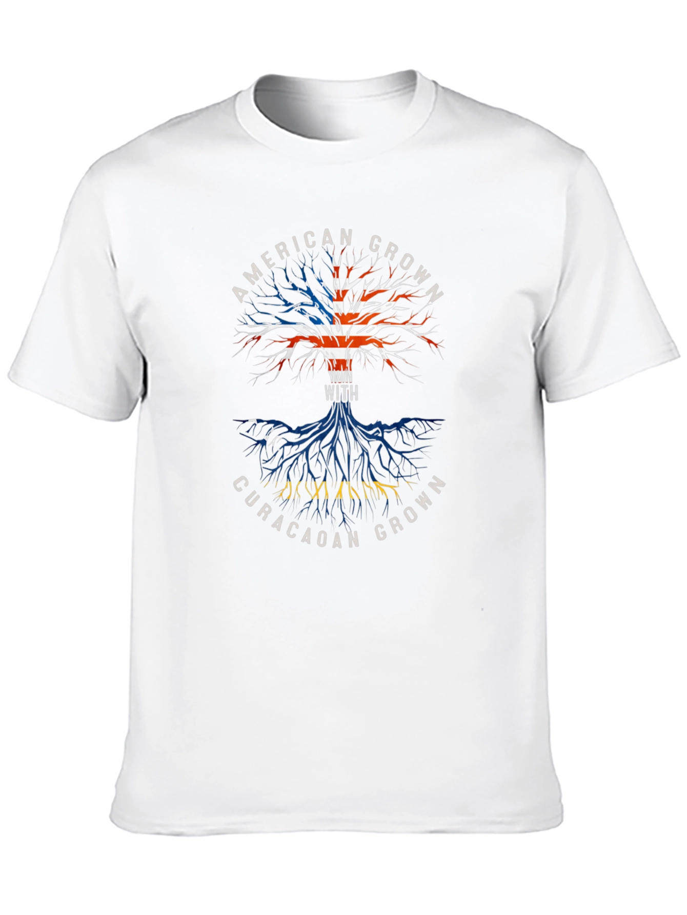 American Grown with Curacao Roots T-Shirt