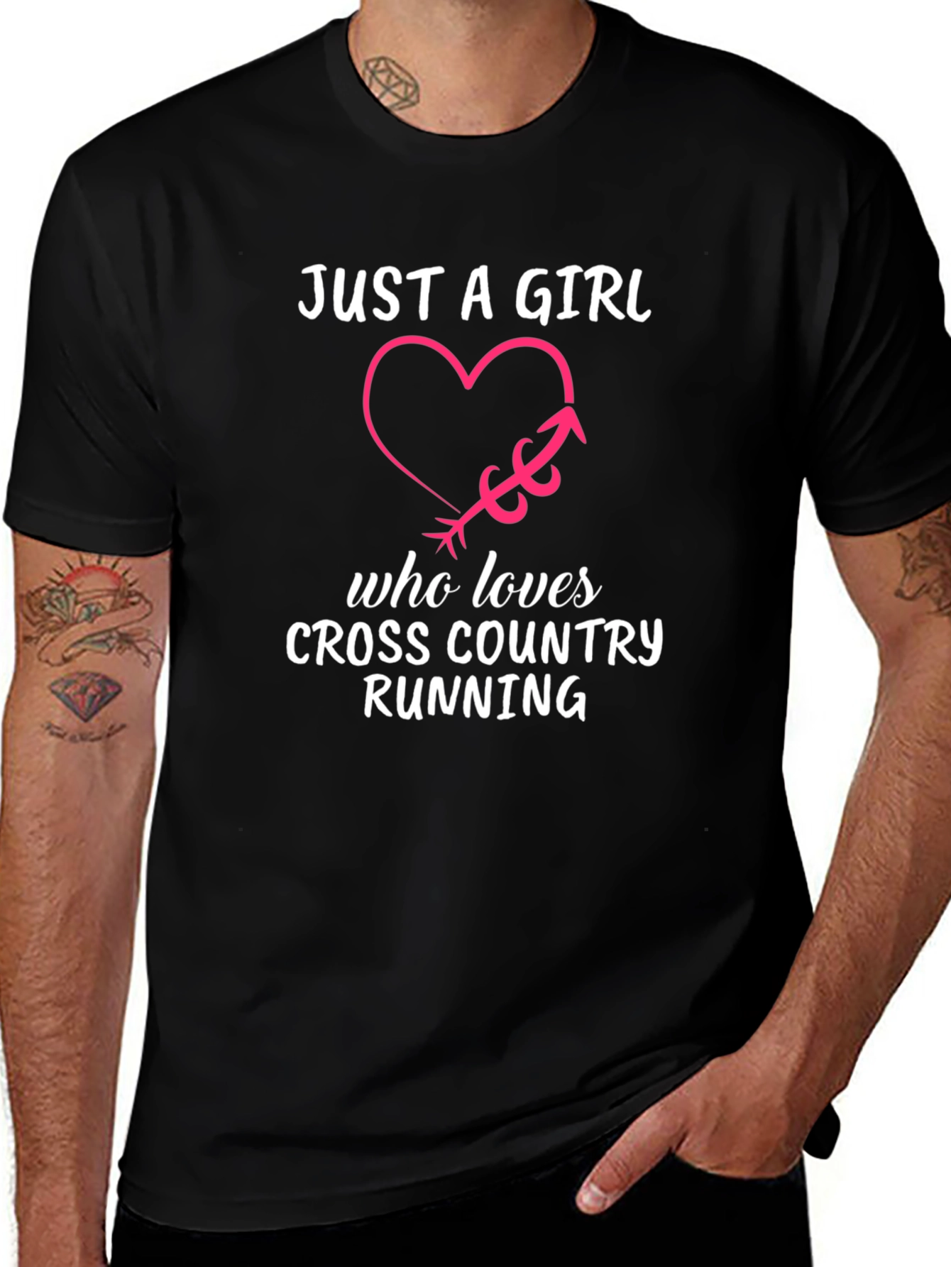 Cross Country Running Girls T-Shirt