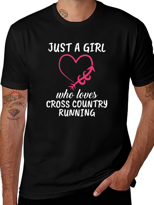 Cross Country Running Girls T-Shirt