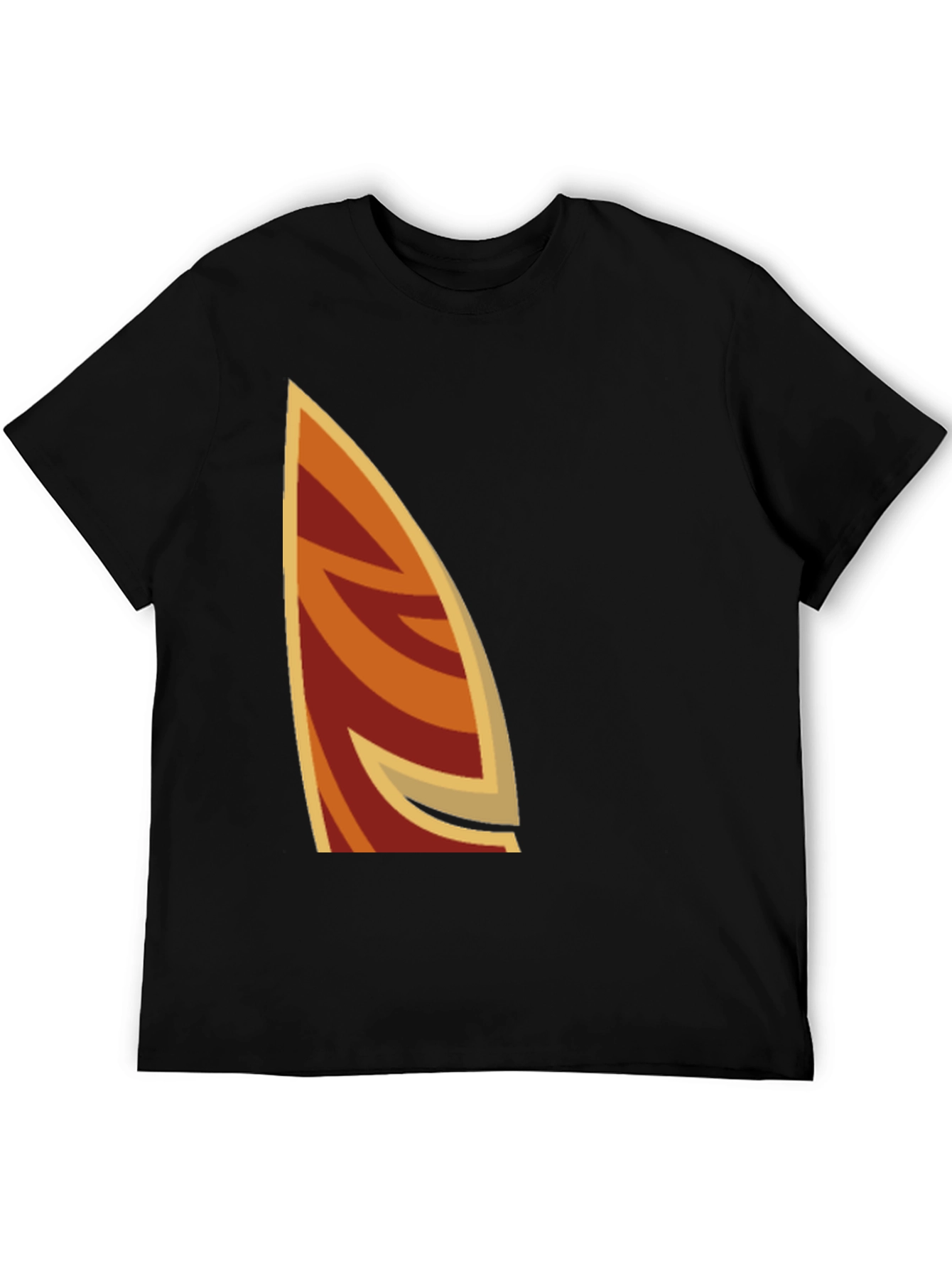Retro Surfboard T-Shirt - Black Cotton Tee