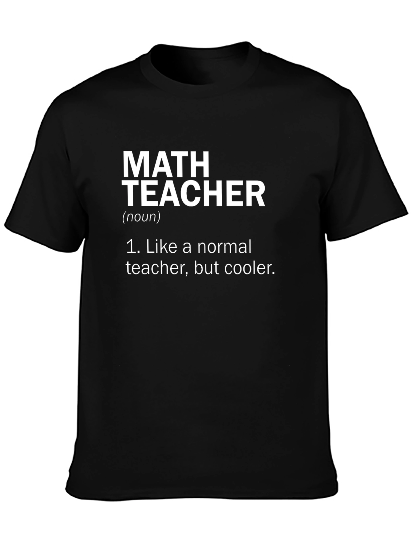 Math Teacher Definition T-Shirt - Cool Teacher Appreciation Gift
