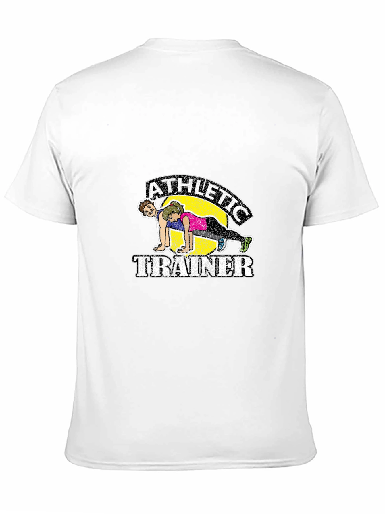 Athletic Trainer Graphic Tee - Fitness Humor Shirt
