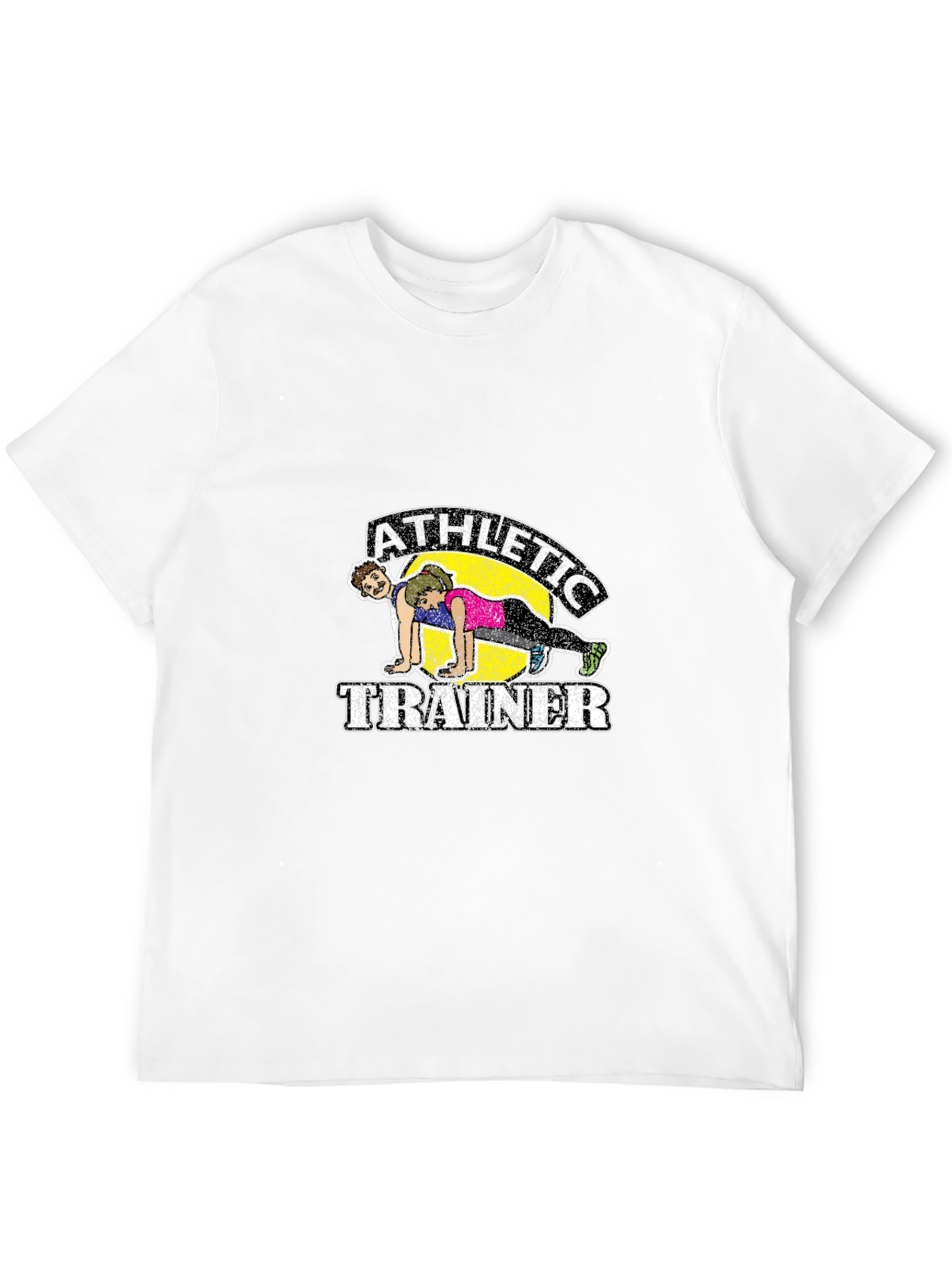 Athletic Trainer Graphic Tee - Fitness Humor Shirt