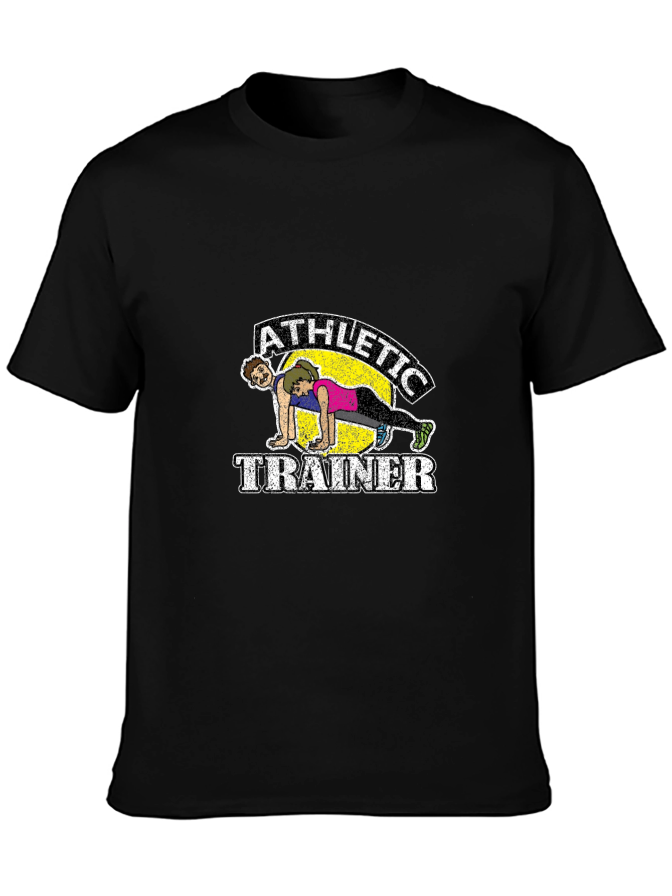 Athletic Trainer Graphic Tee - Fitness Humor Shirt