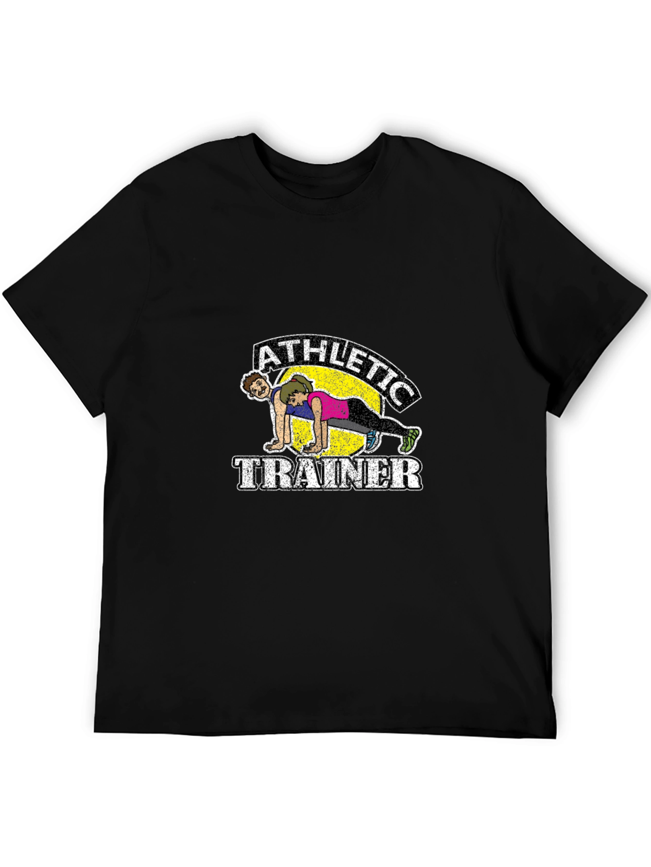 Athletic Trainer Graphic Tee - Fitness Humor Shirt