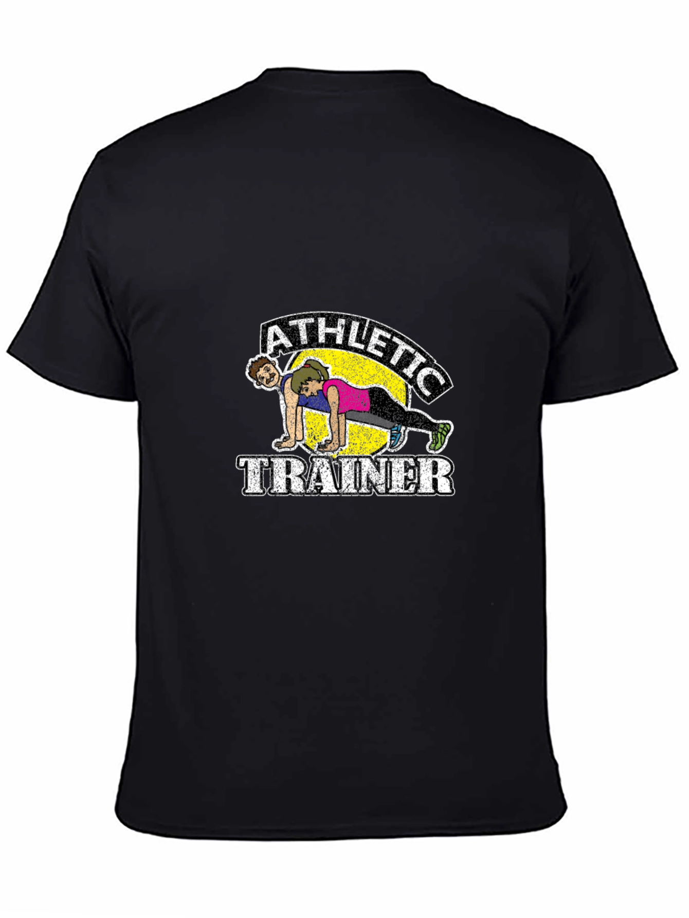 Athletic Trainer Graphic Tee - Fitness Humor Shirt