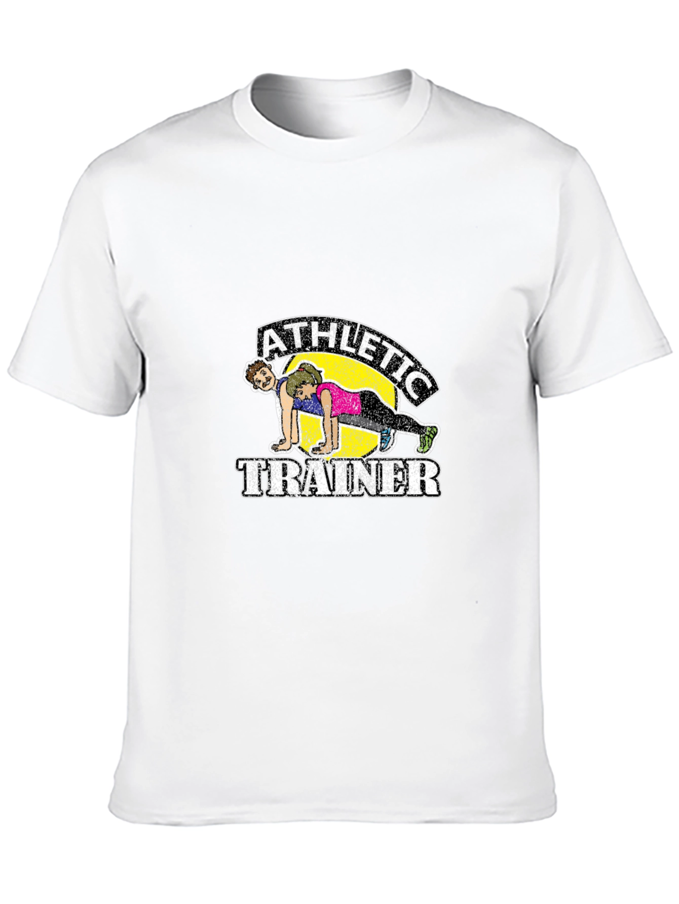 Athletic Trainer Graphic Tee - Fitness Humor Shirt