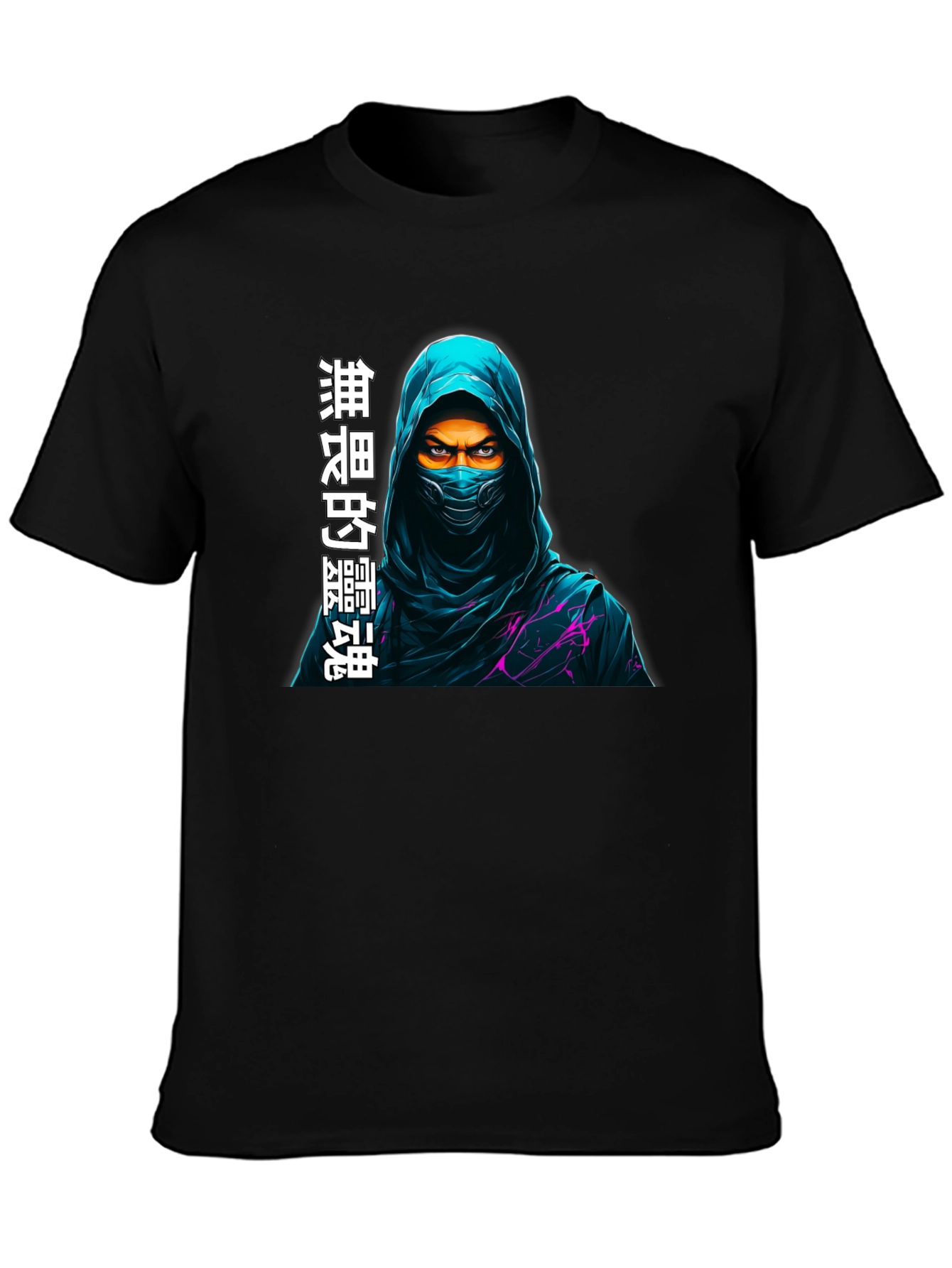 Mystic Ninja Graphic T-Shirt - Dark Style