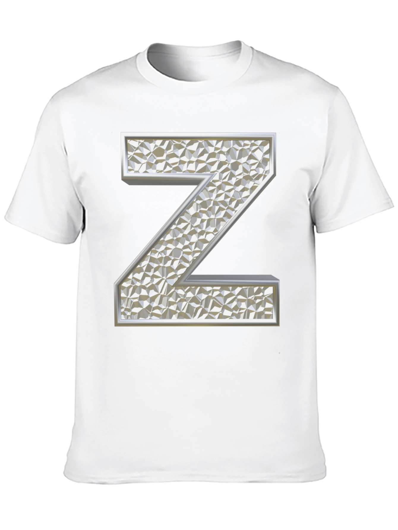 Abstract Letter Z Graphic T-Shirt