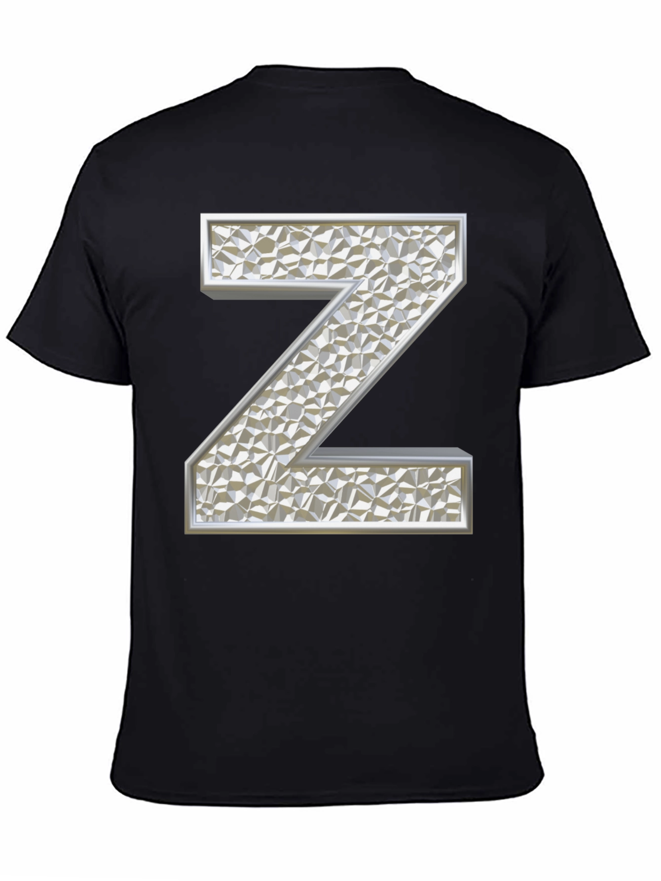 Abstract Letter Z Graphic T-Shirt