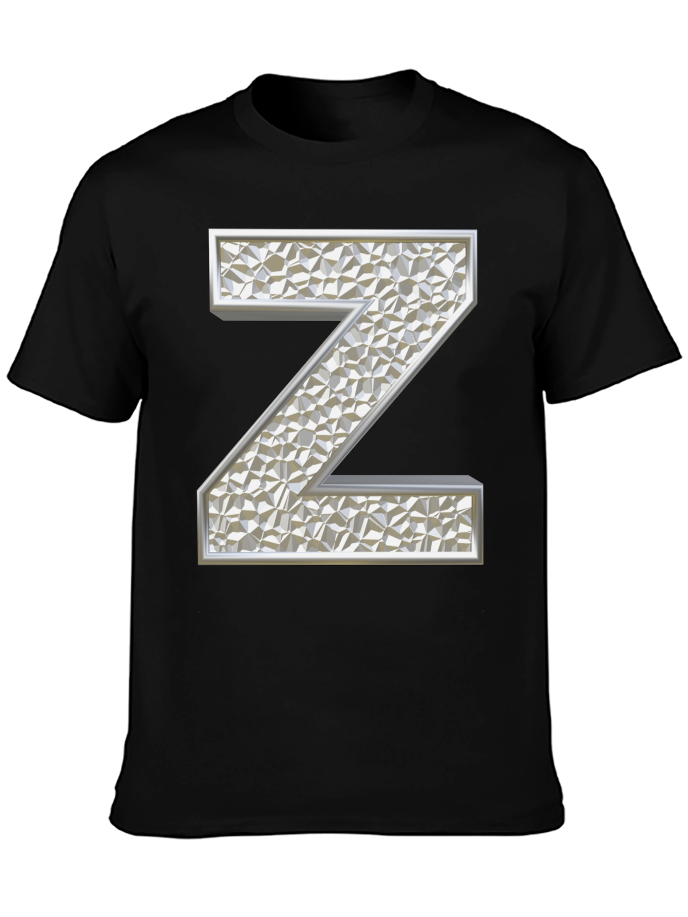 Abstract Letter Z Graphic T-Shirt