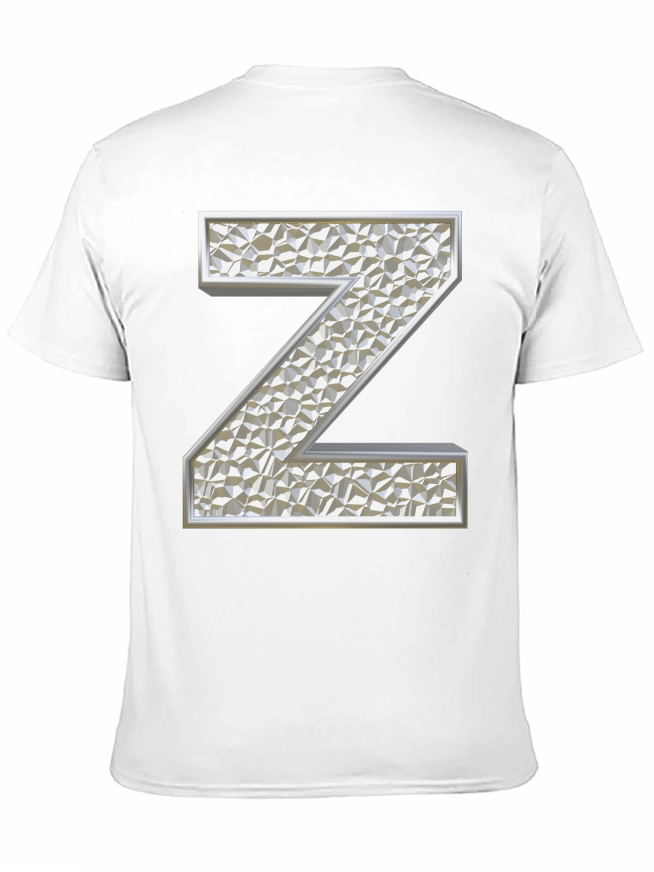 Abstract Letter Z Graphic T-Shirt