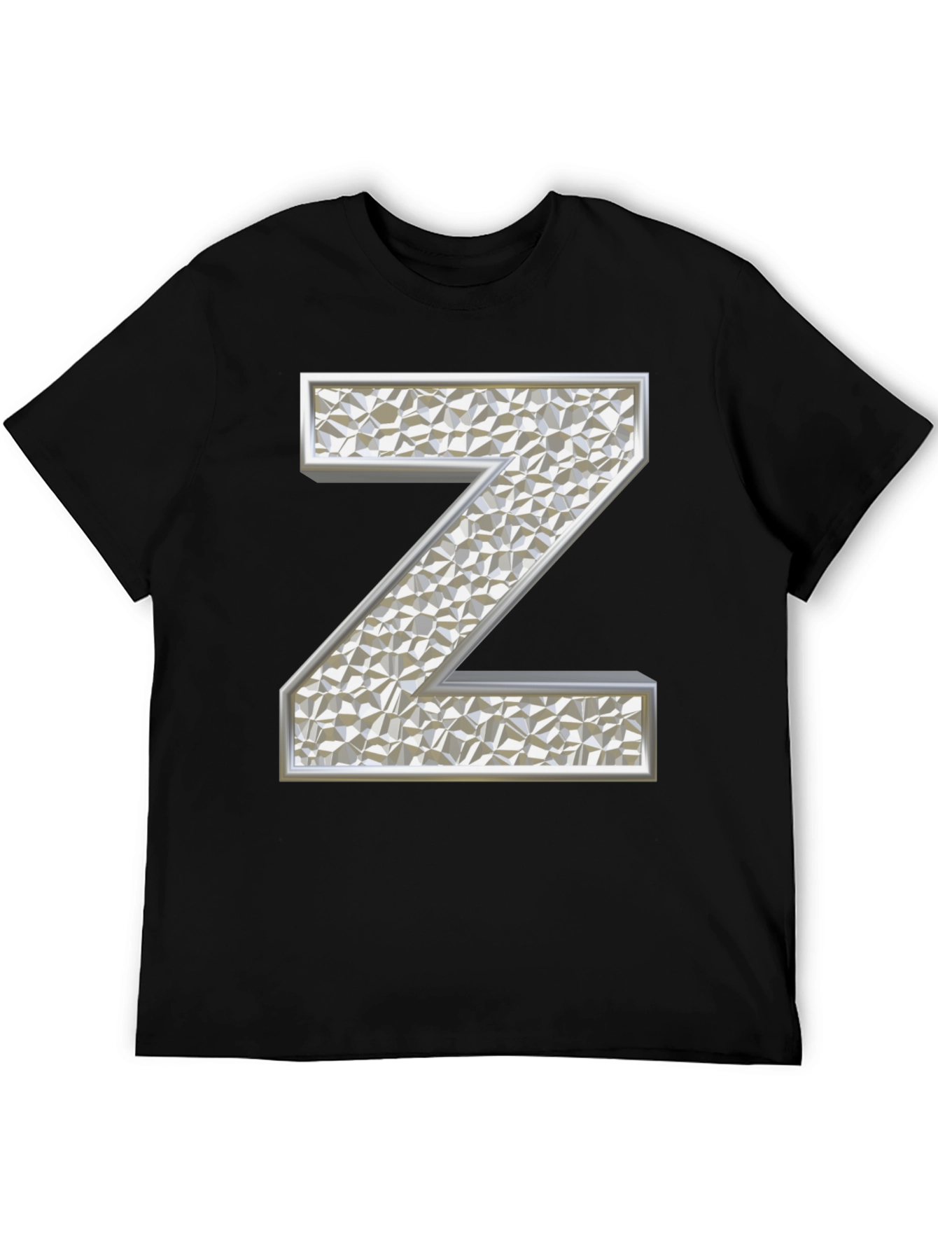 Abstract Letter Z Graphic T-Shirt