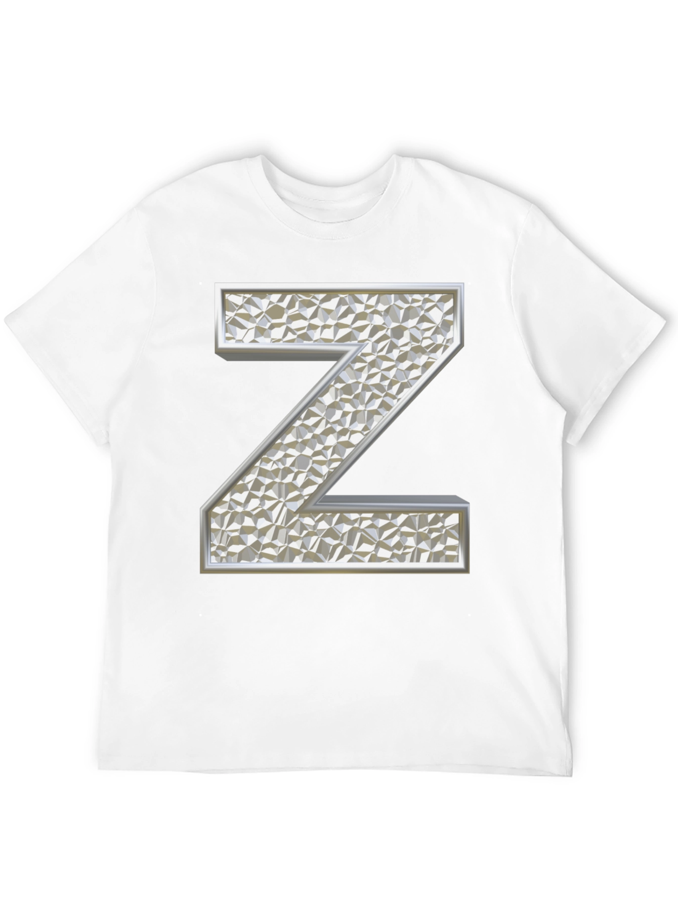 Abstract Letter Z Graphic T-Shirt