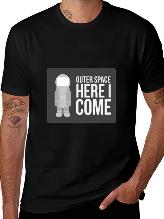 Outer Space Here I Come Graphic T-Shirt