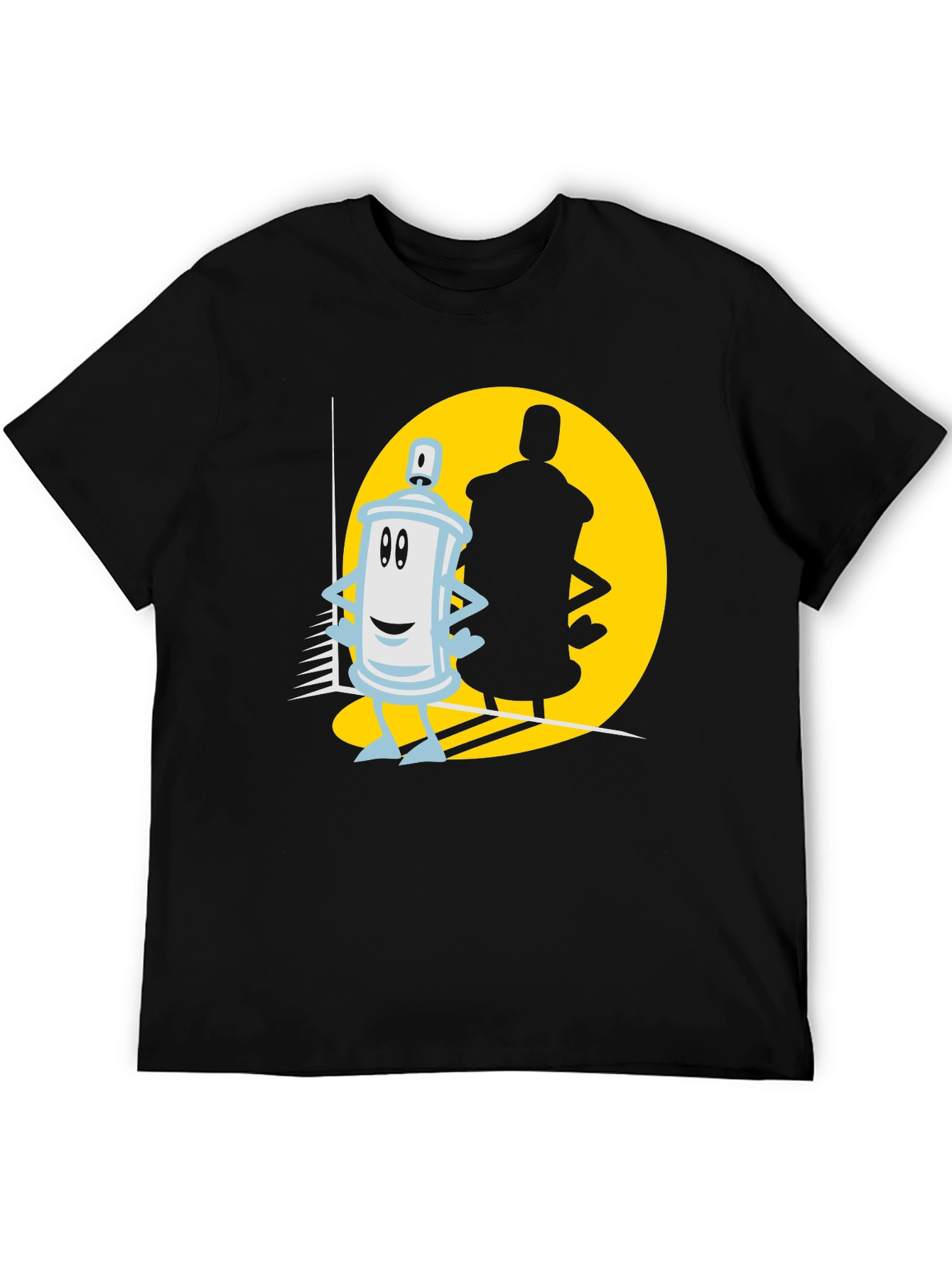 Cartoon Spray Paint Can T-Shirt