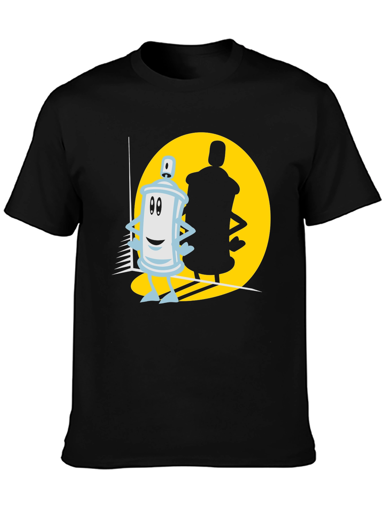 Cartoon Spray Paint Can T-Shirt