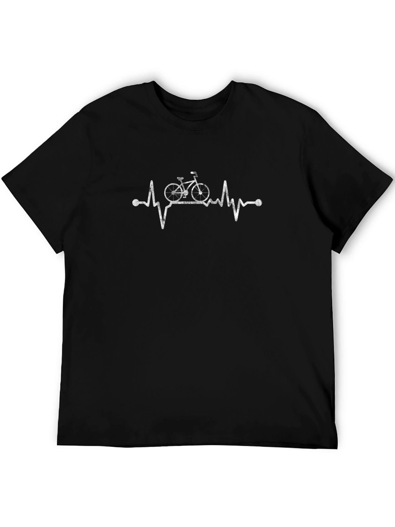 Bike Heartbeat T-Shirt - Cycling Enthusiast Tee