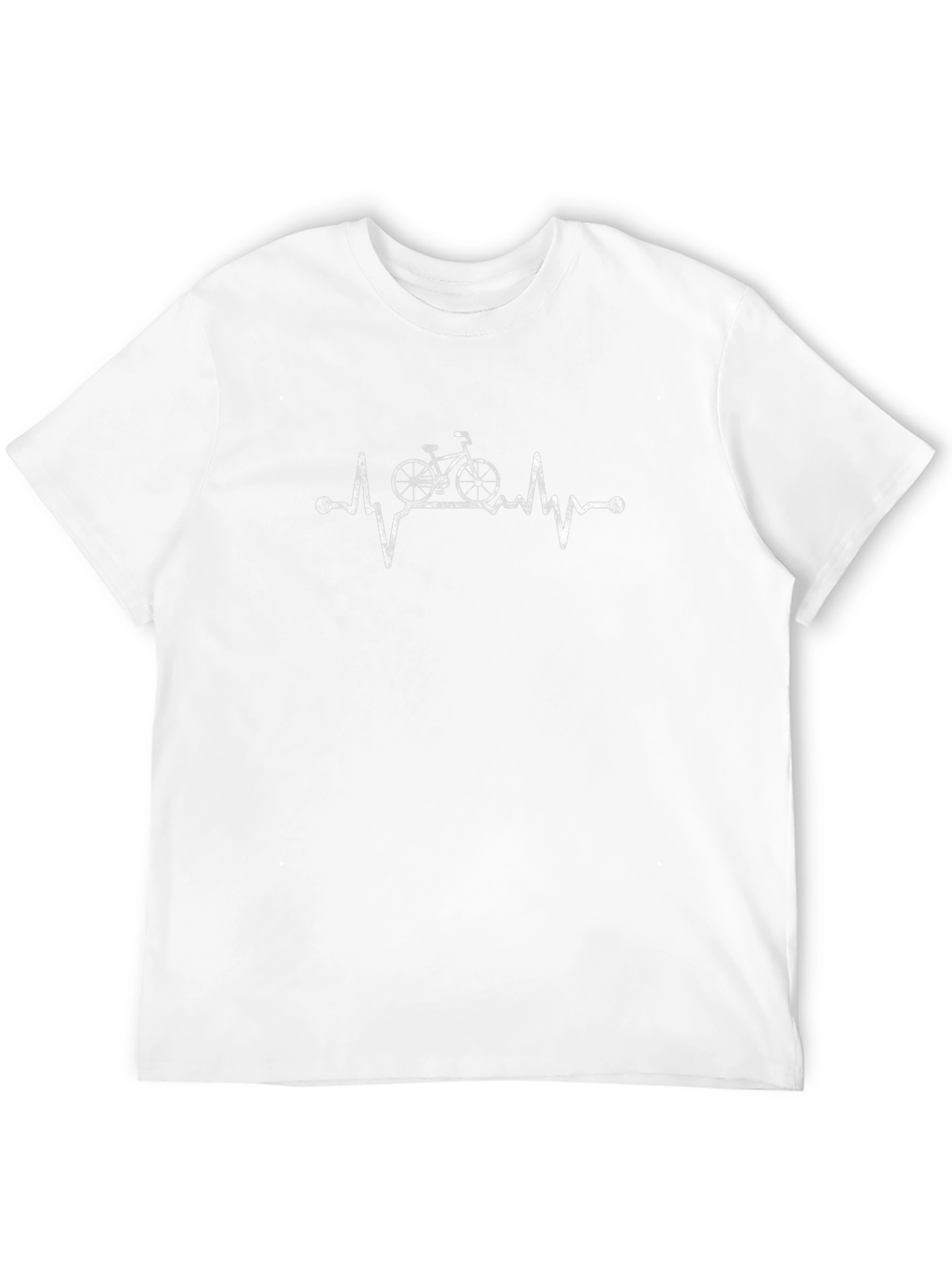 Bike Heartbeat T-Shirt - Cycling Enthusiast Tee