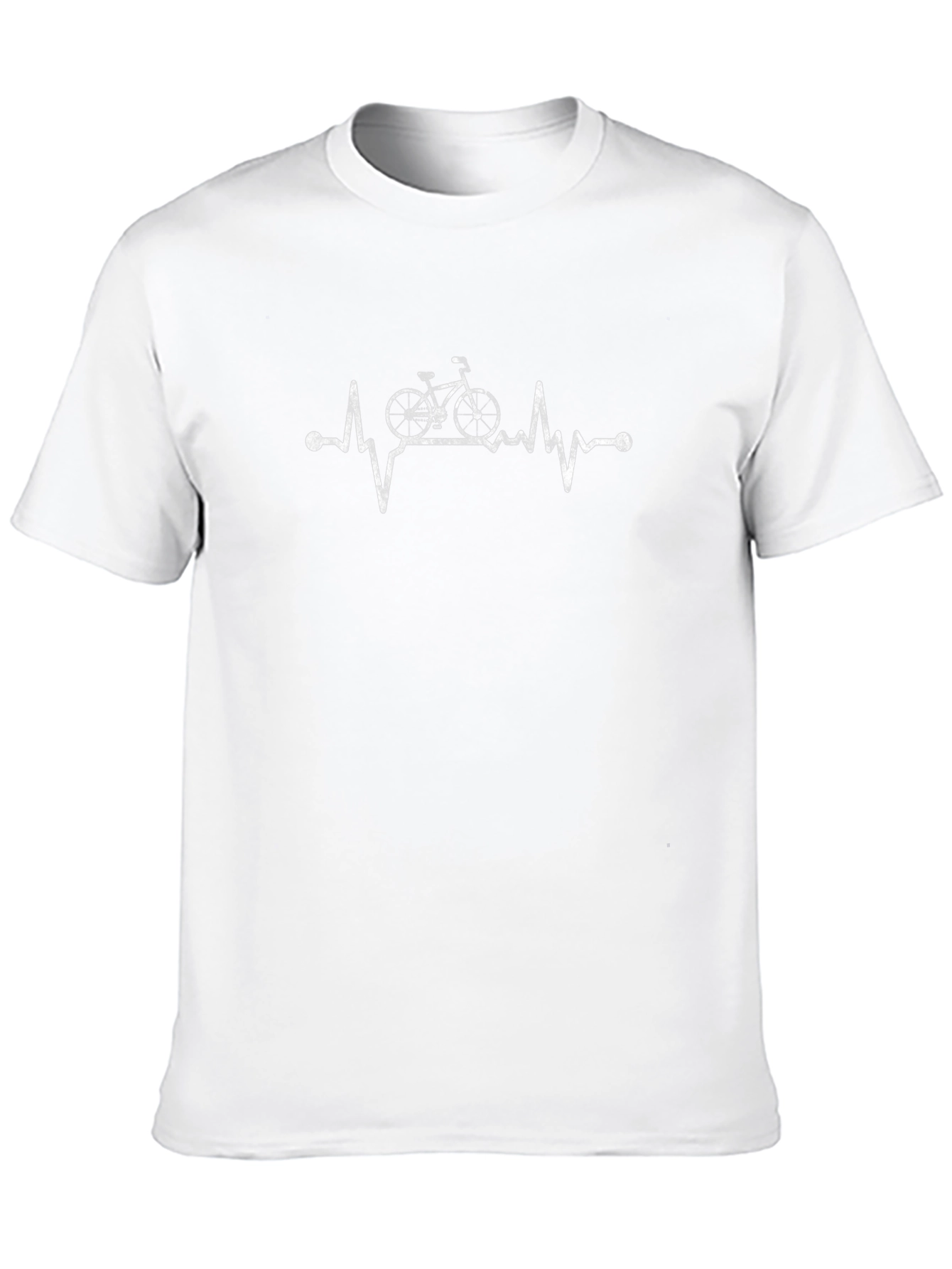 Bike Heartbeat T-Shirt - Cycling Enthusiast Tee